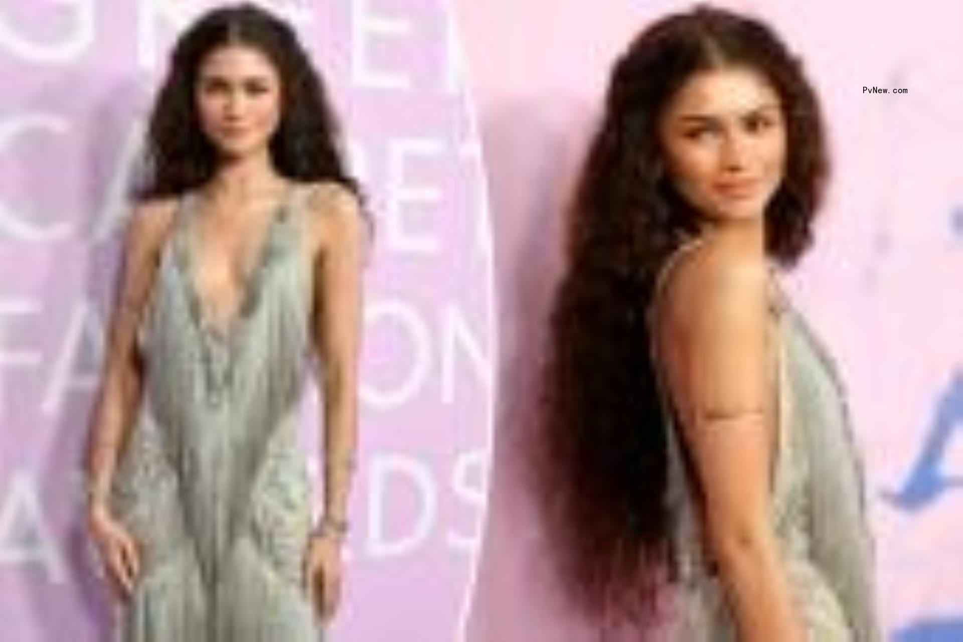 Zendaya at the Green Carpet Fashion Awards