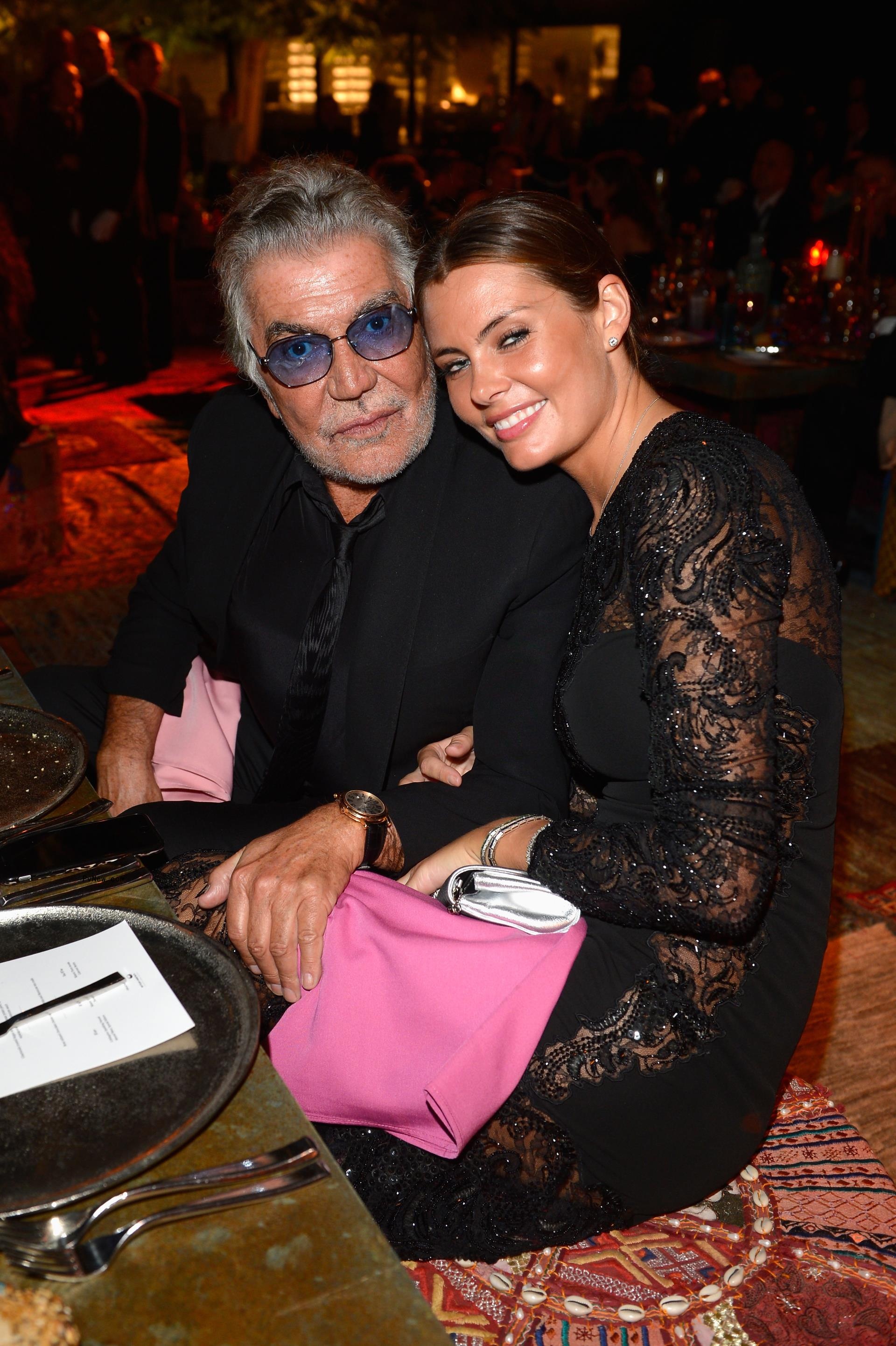 Roberto Cavalli and Sandra Nilsson-Bergman