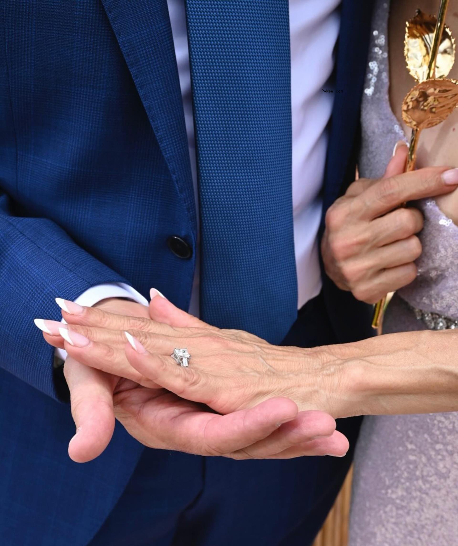 Theresa Nist's engagement ring.