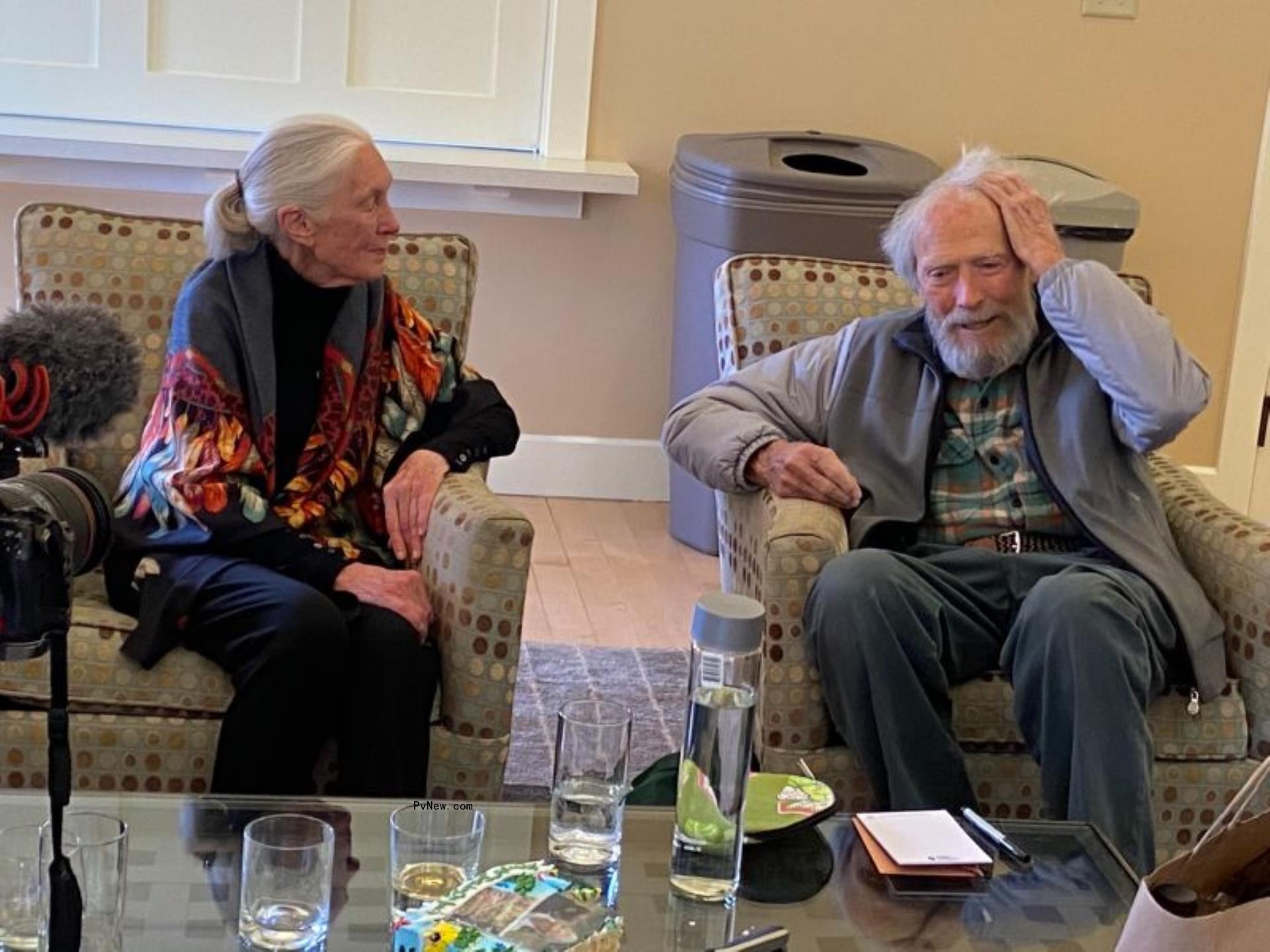 Clint Eastwood and Jane Goodall.