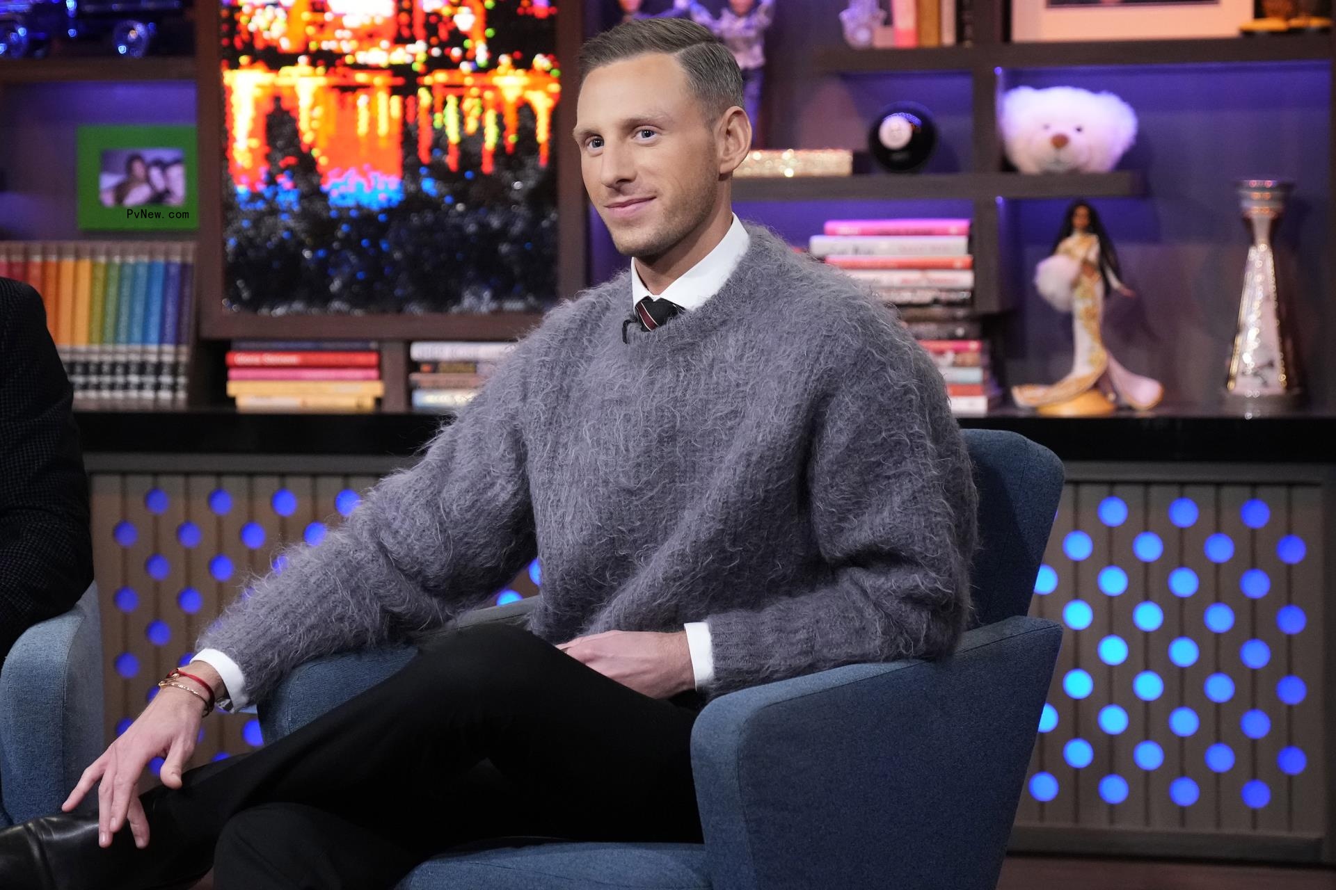 Fraser Olender sitting on