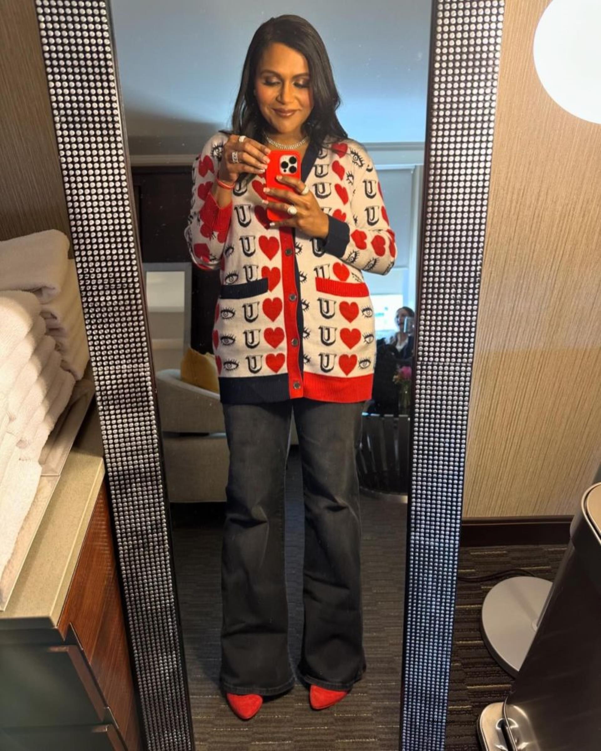 Mindy Kaling backstage at the BetterUp event.