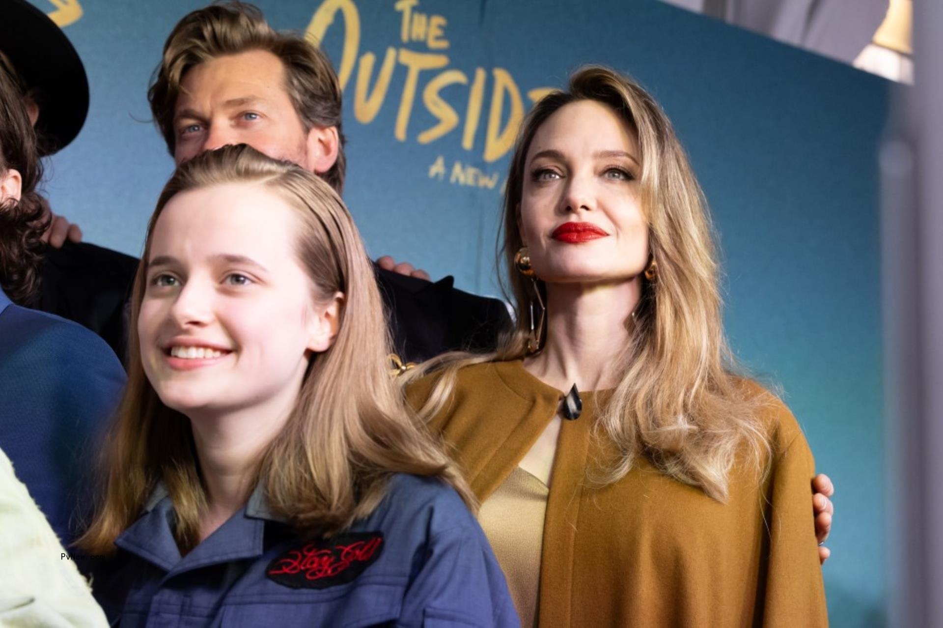 Angelina Jolie and Vivienne at