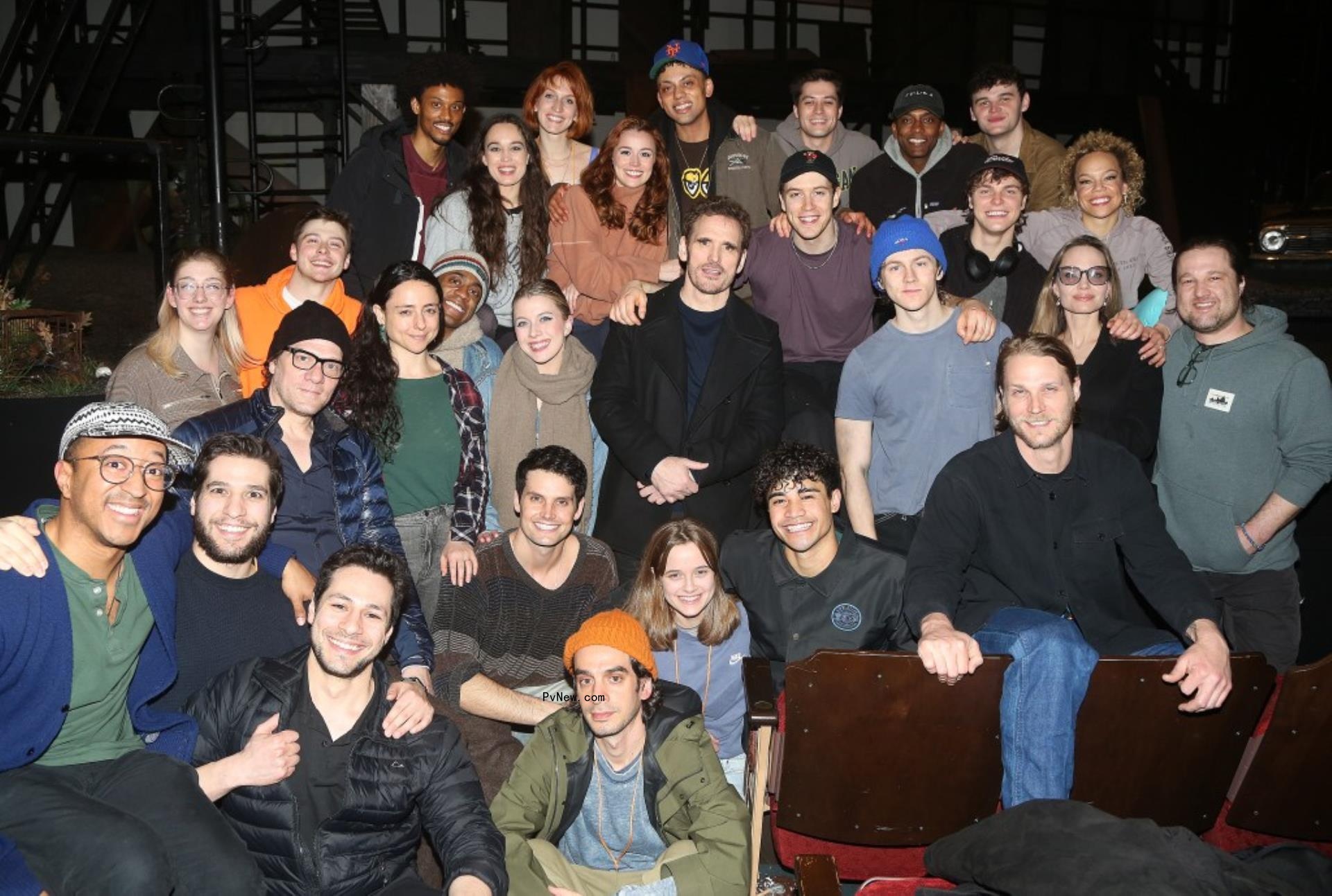 The cast and crew of