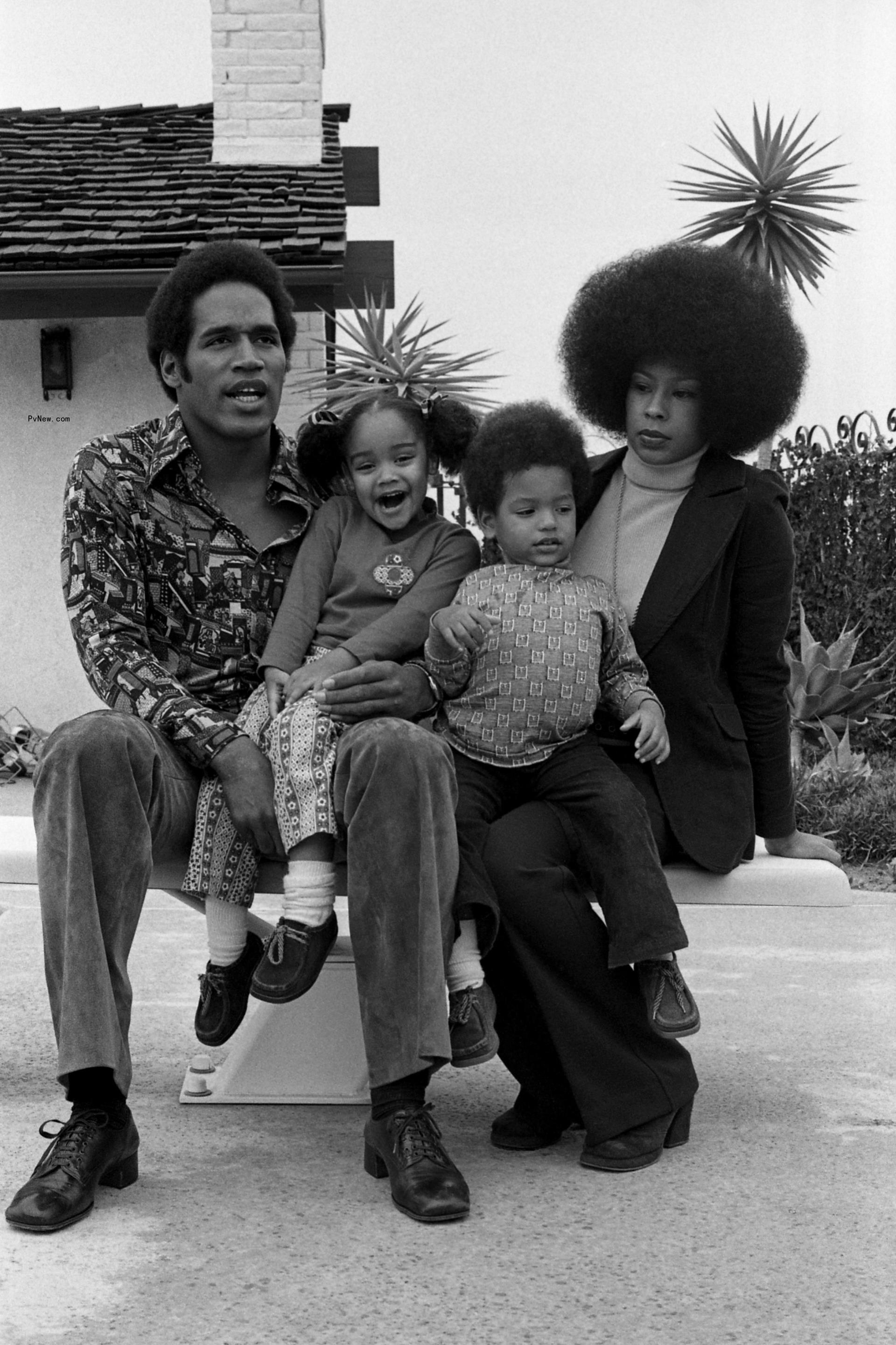 OJ Simpson, Marguerite Whitely and their kids