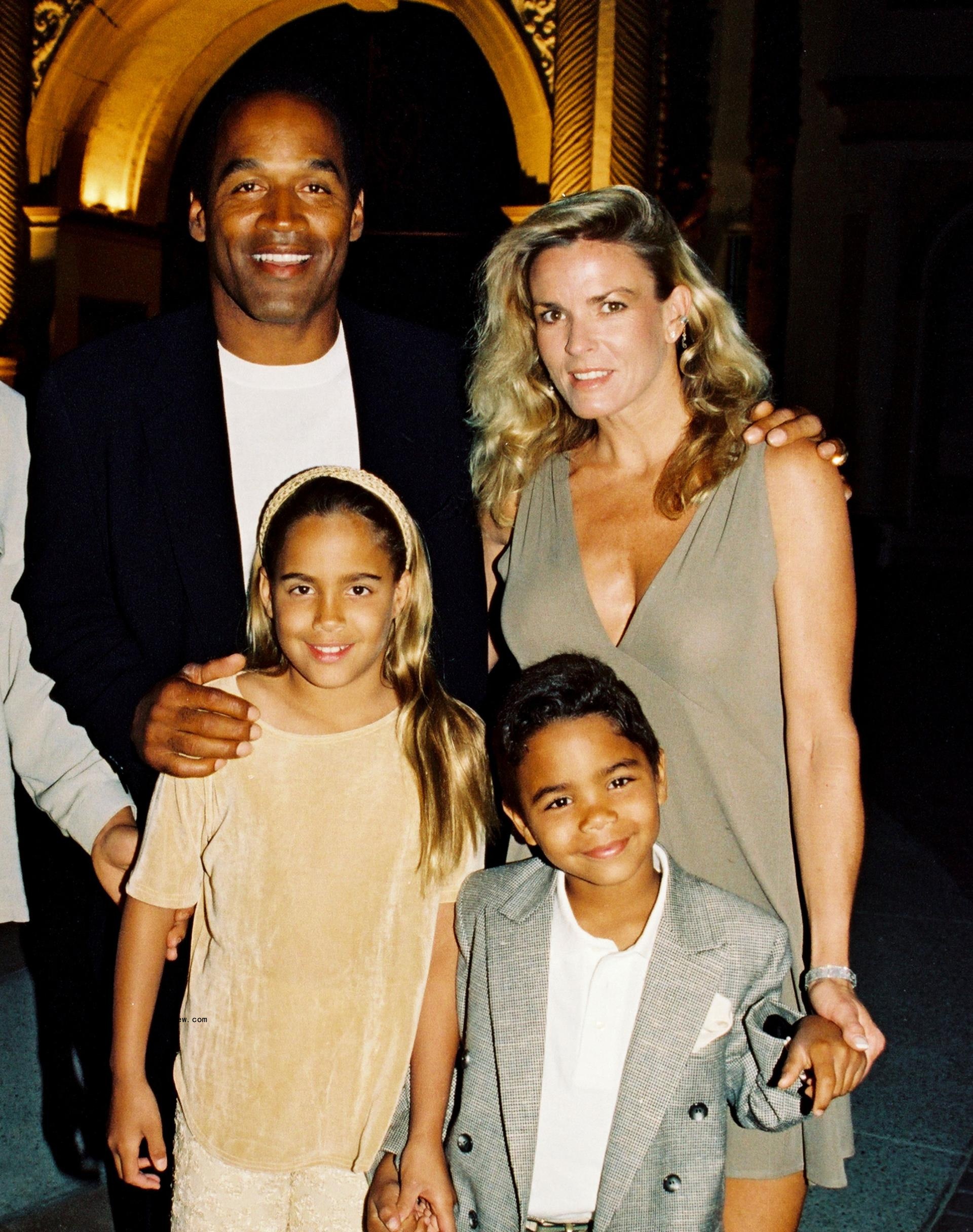OJ Simpson, Nicole Brown Simpson and their kids