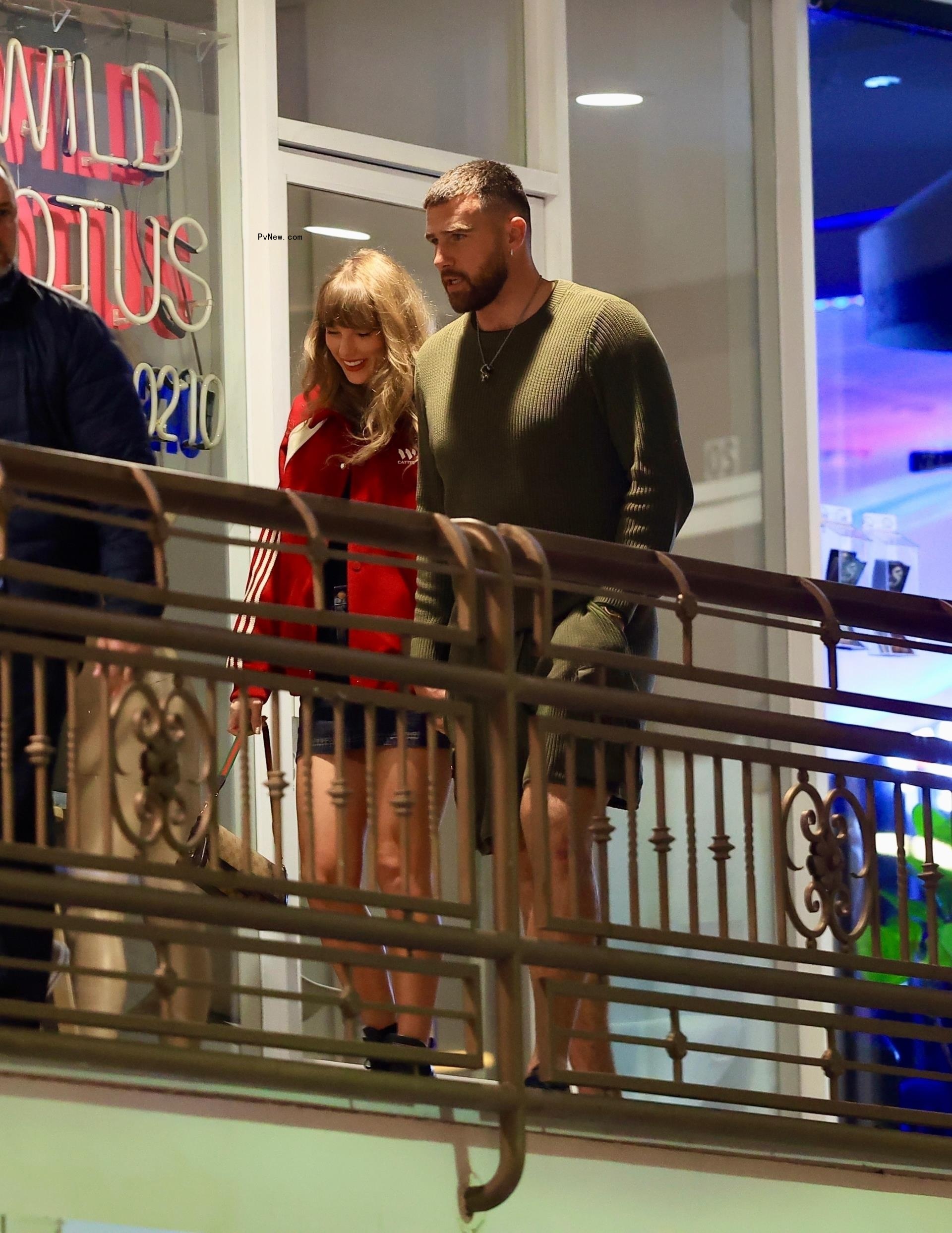 Taylor Swift and Travis Kelce.