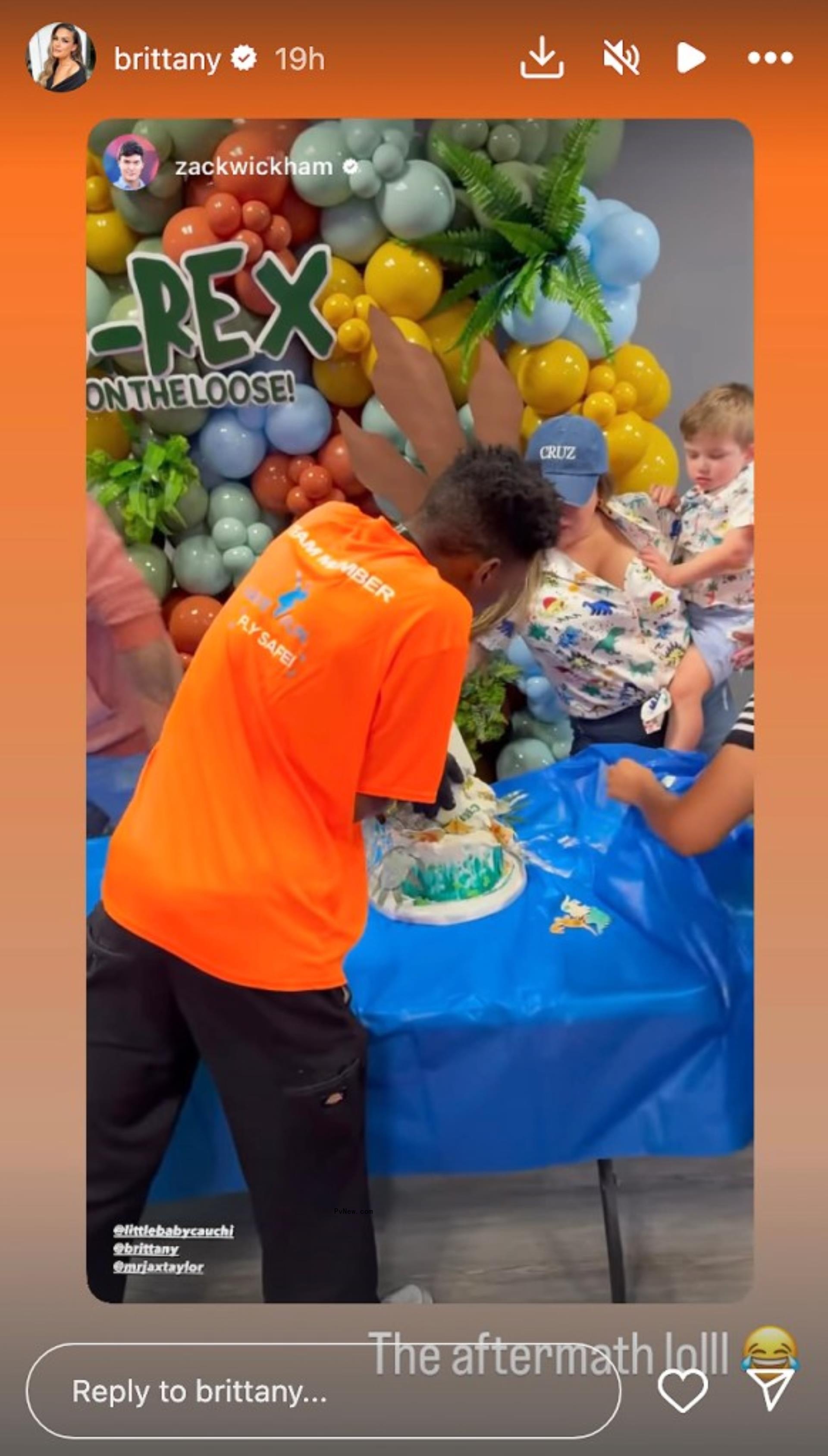 Jax Taylor, Brittany Cartwright drop cake