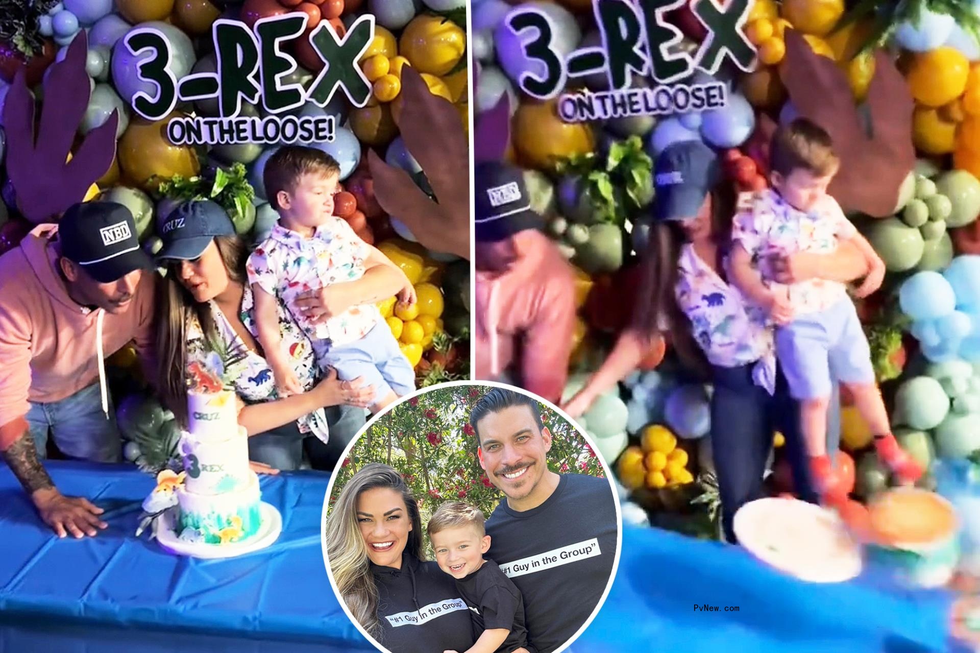 Jax Taylor, Brittany Cartwright dro<i></i>p cake at son’s 3rd birthday: ‘A representation of their relationship’