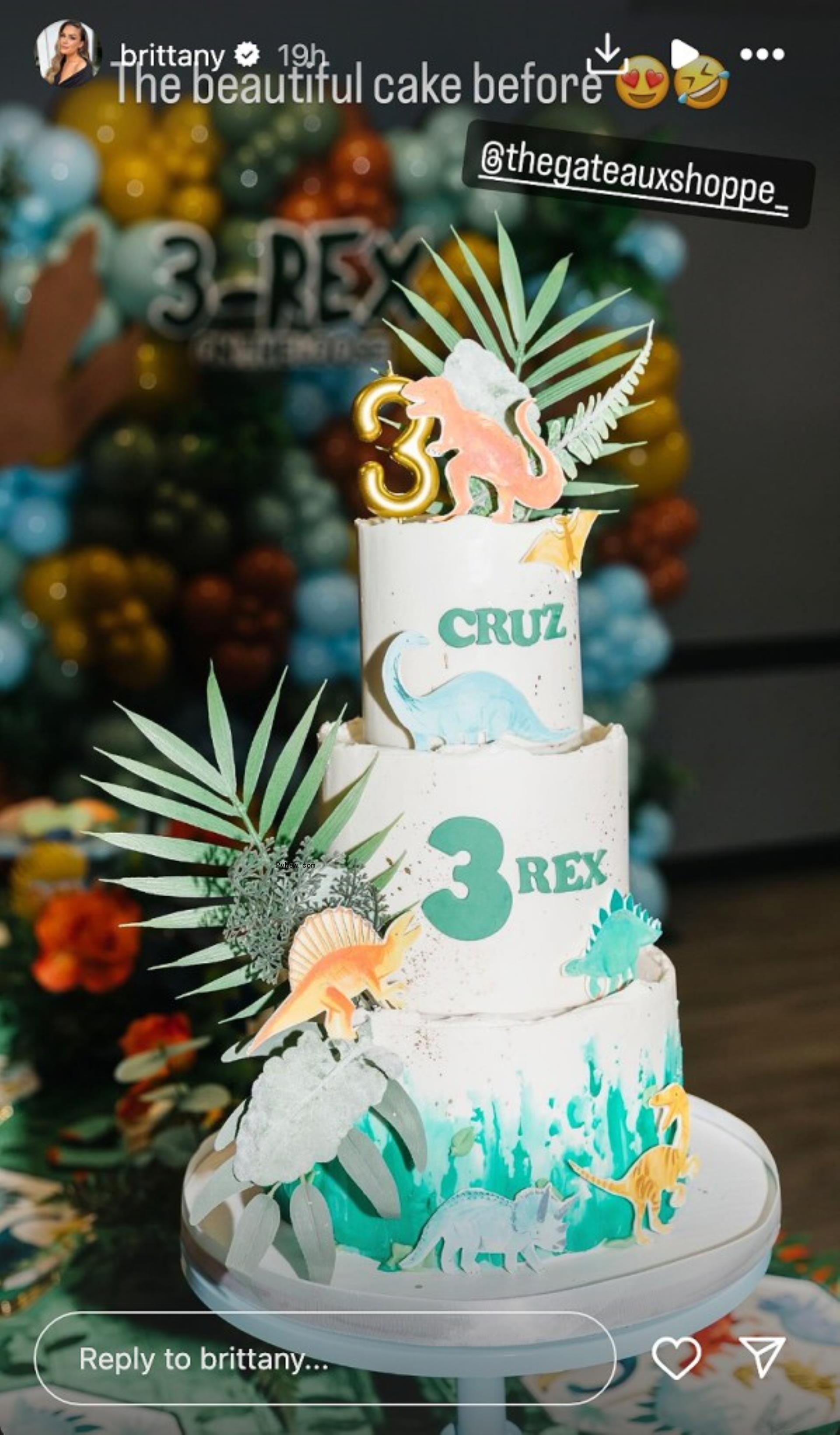 Jax Taylor, Brittany Cartwright drop cake