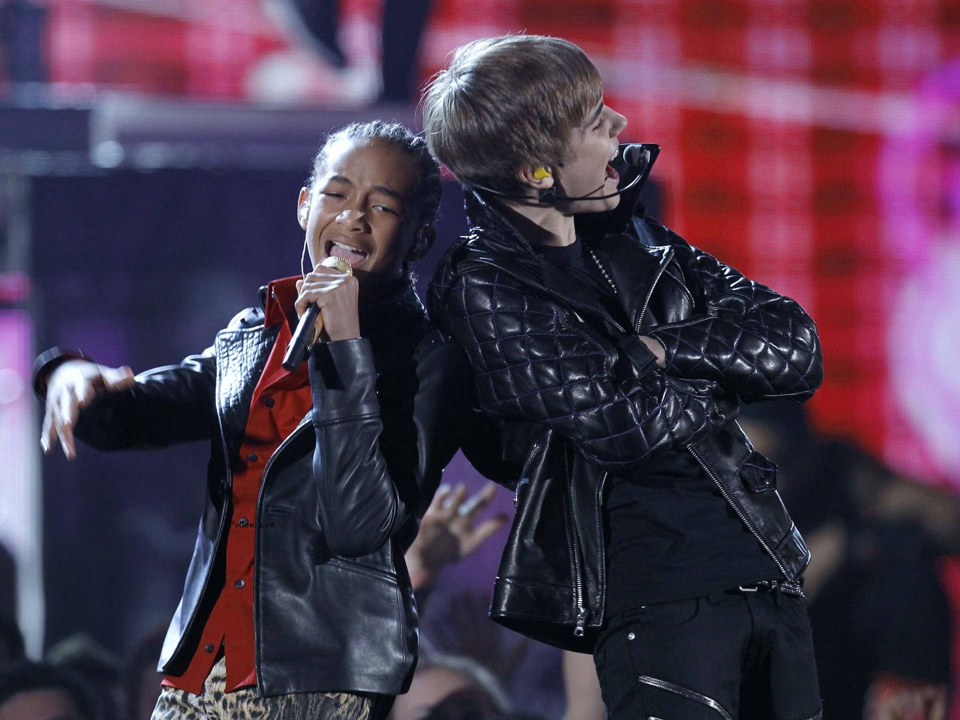 Jaden Smith and Justin Bieber