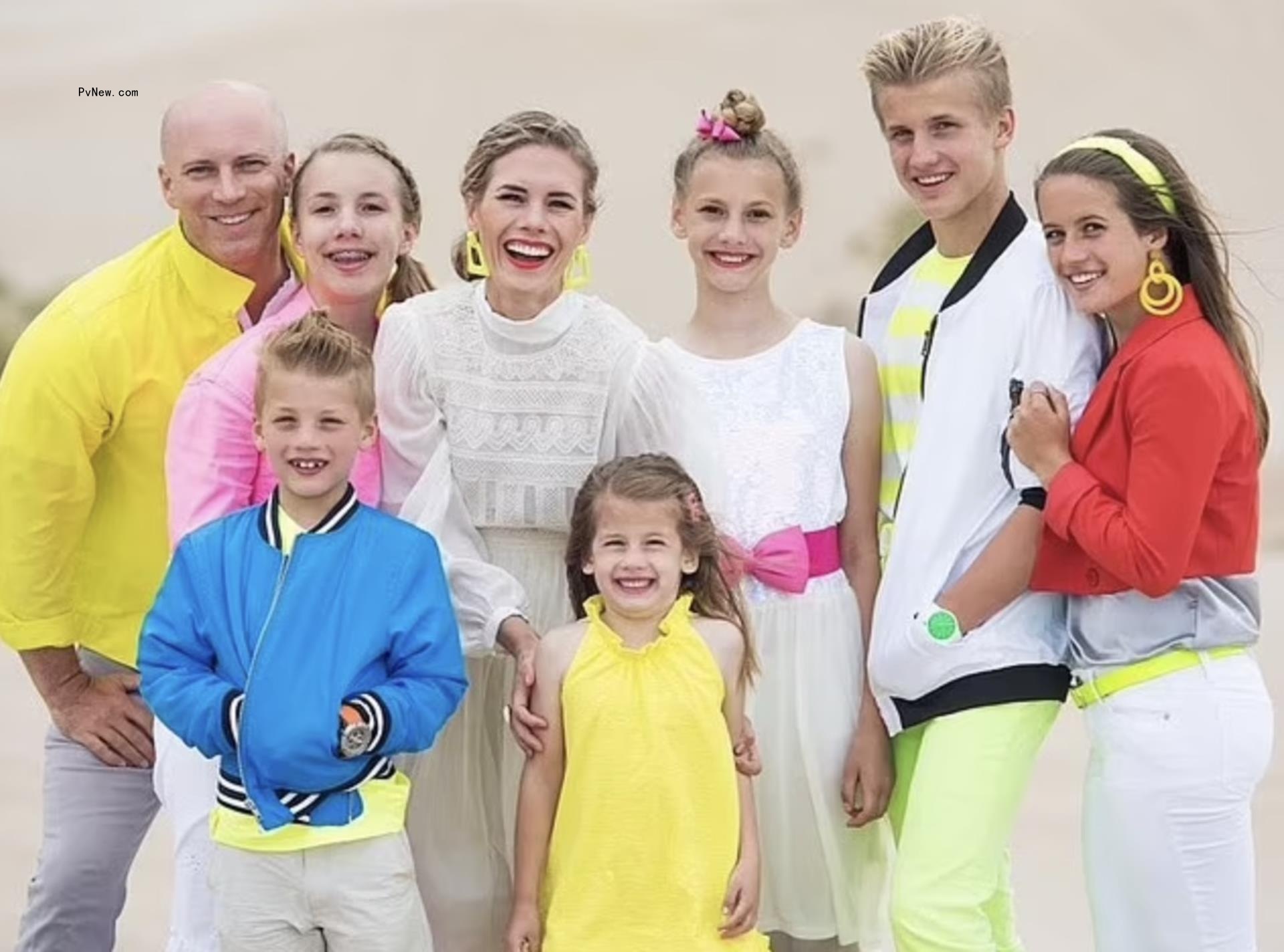 Ruby Franke and Kevin Franke with their kids.