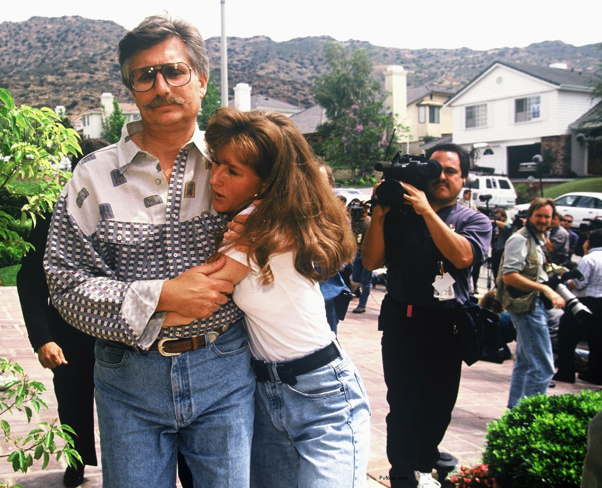 Fred and Kim Goldman, the father and sister of Ro<i></i>nald Goldman.