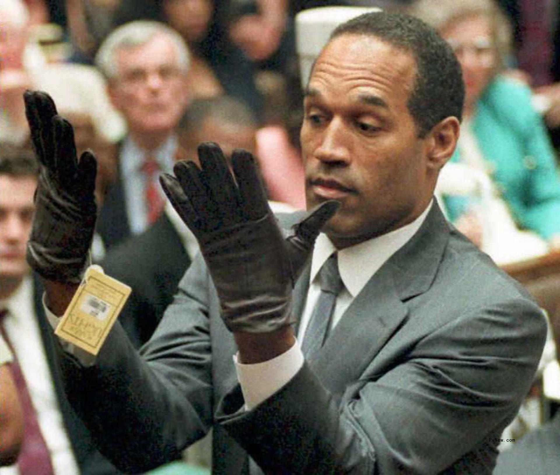 OJ Simpson in court.