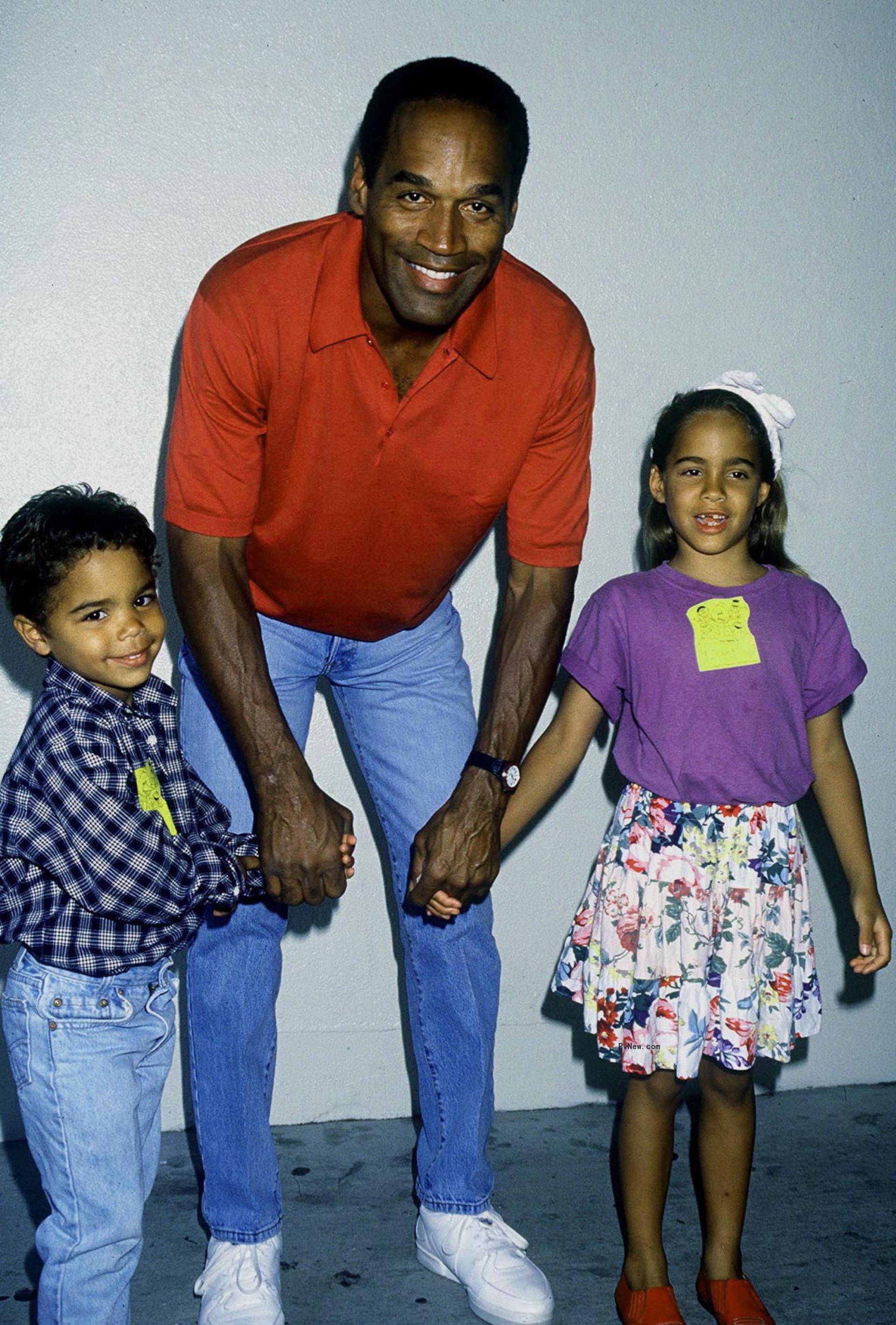 OJ Simpson with kids.