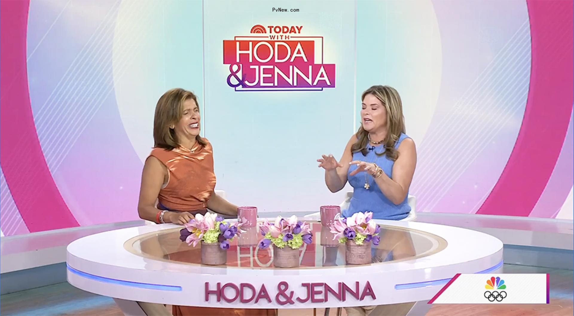 Hoda Kotb and Jenna Bush Hager on 