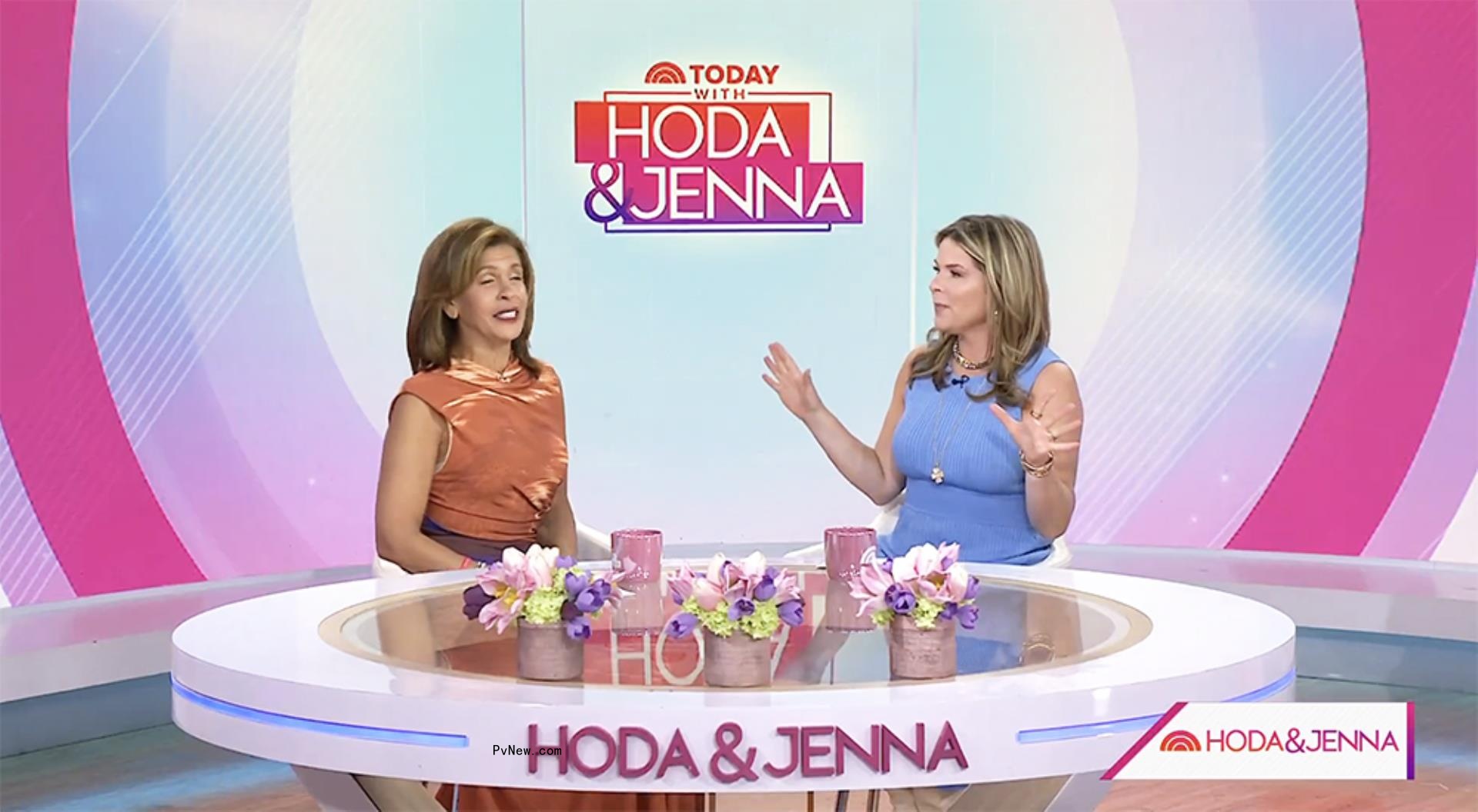 Jenna Bush Hager and Hoda Kotb on 