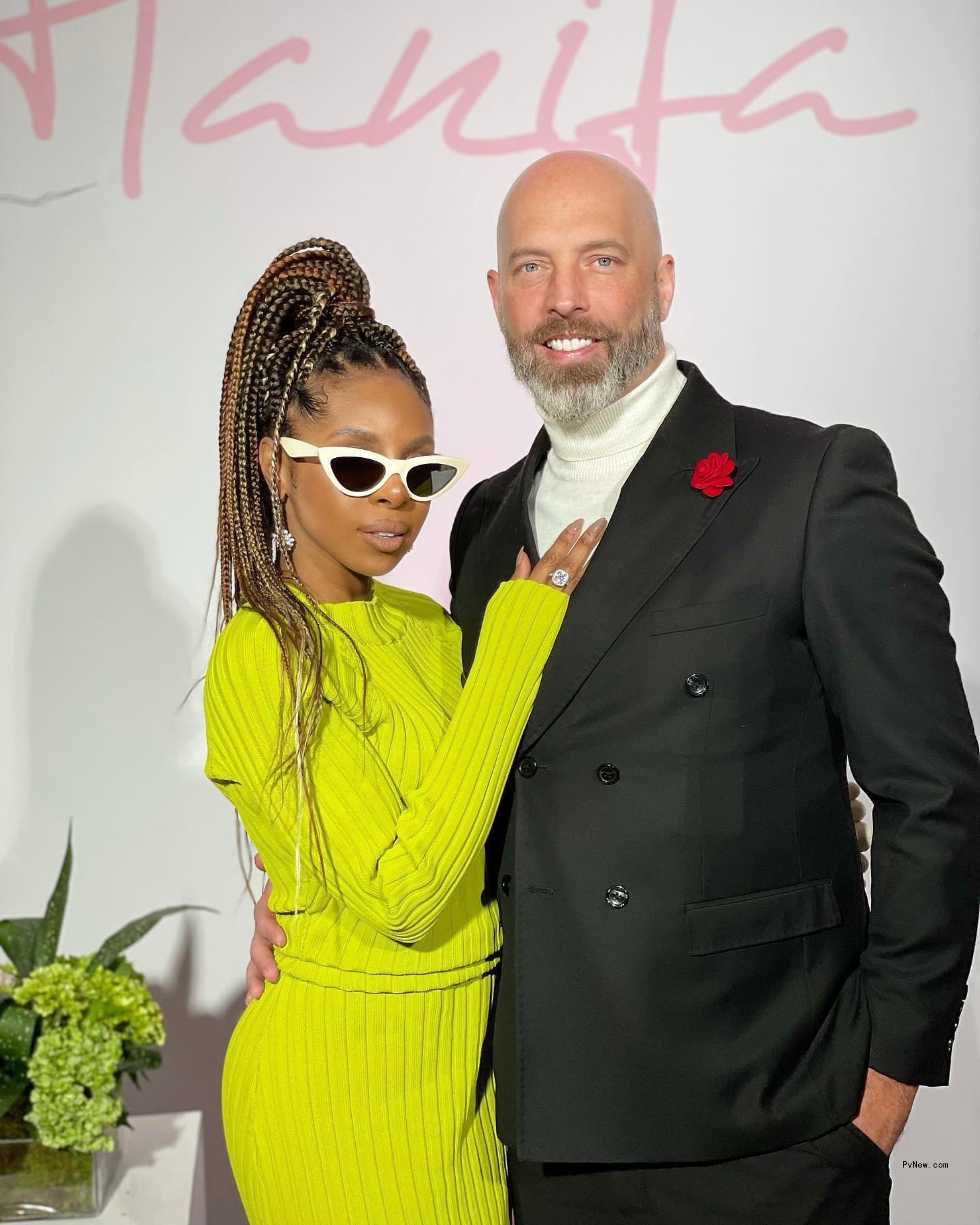 Candiace Dillard with husband Chris Bassett.