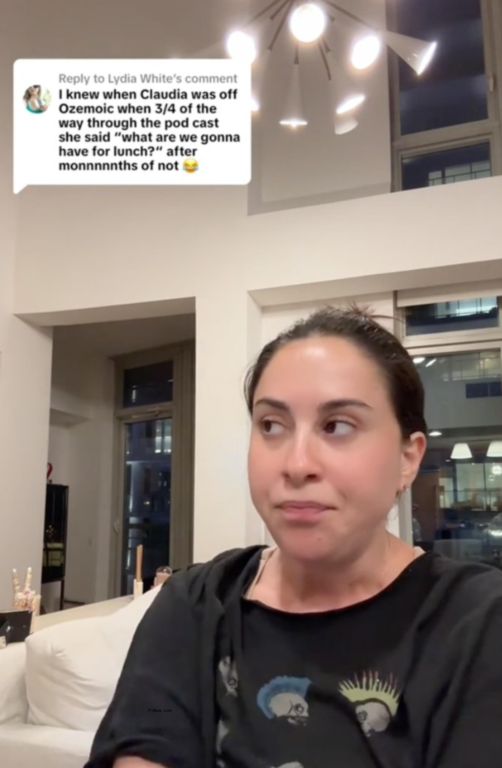 Claudia Oshry in an Instagram video.