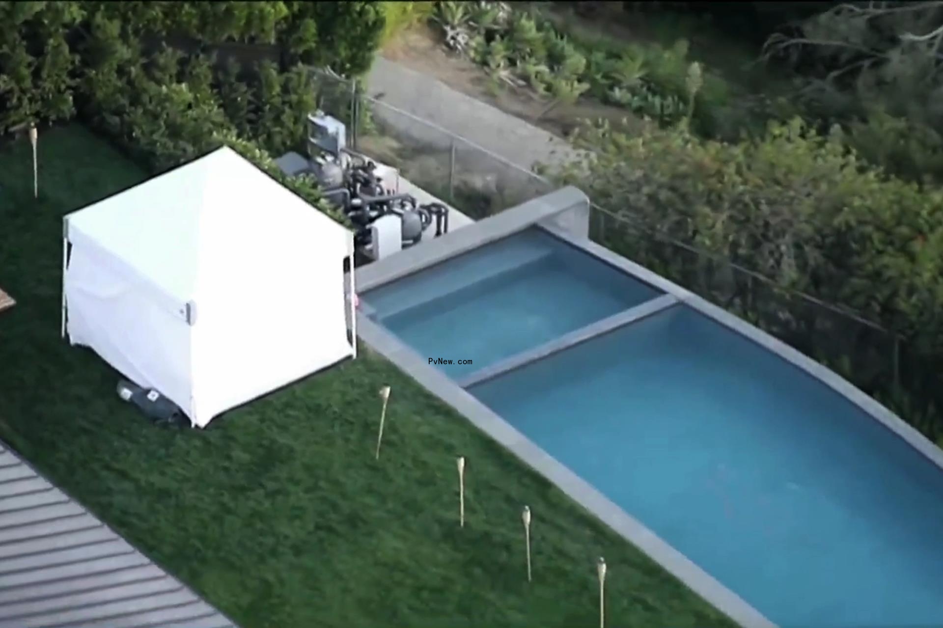 Matthew Perry's pool