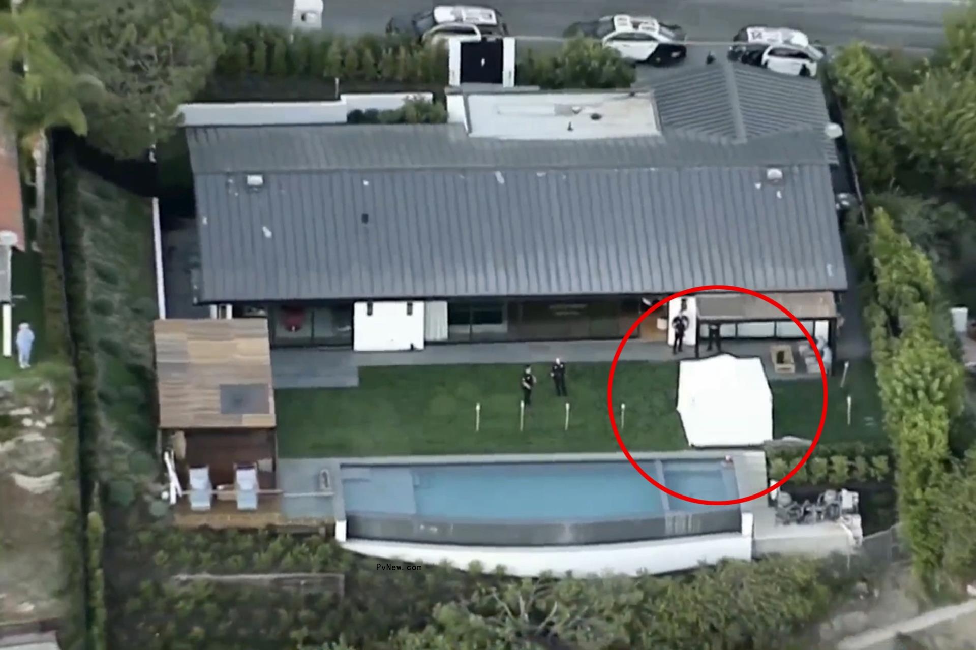 Matthew Perry's pool