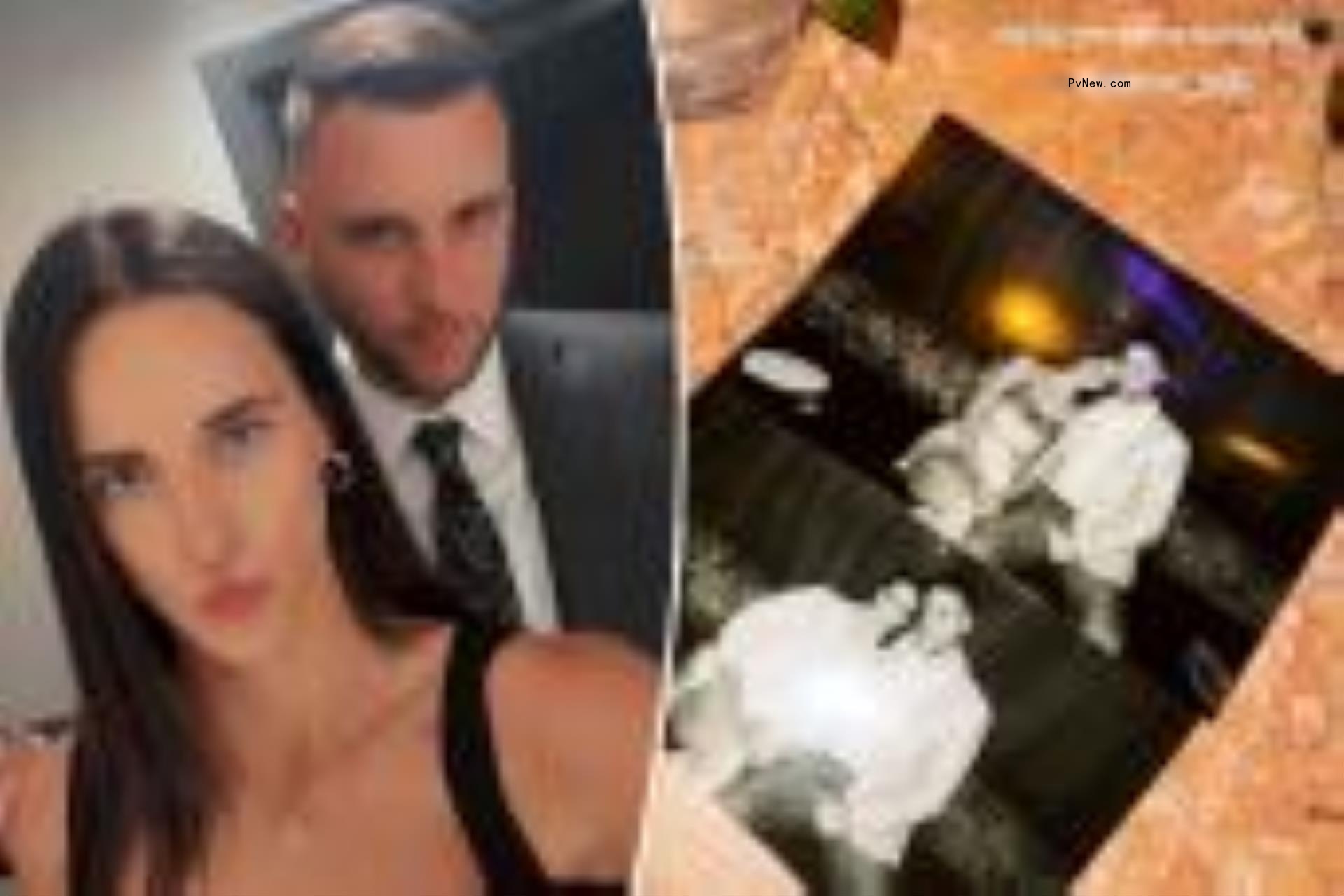 Caitlin Clark and Co<i></i>nnor McCaffrey.