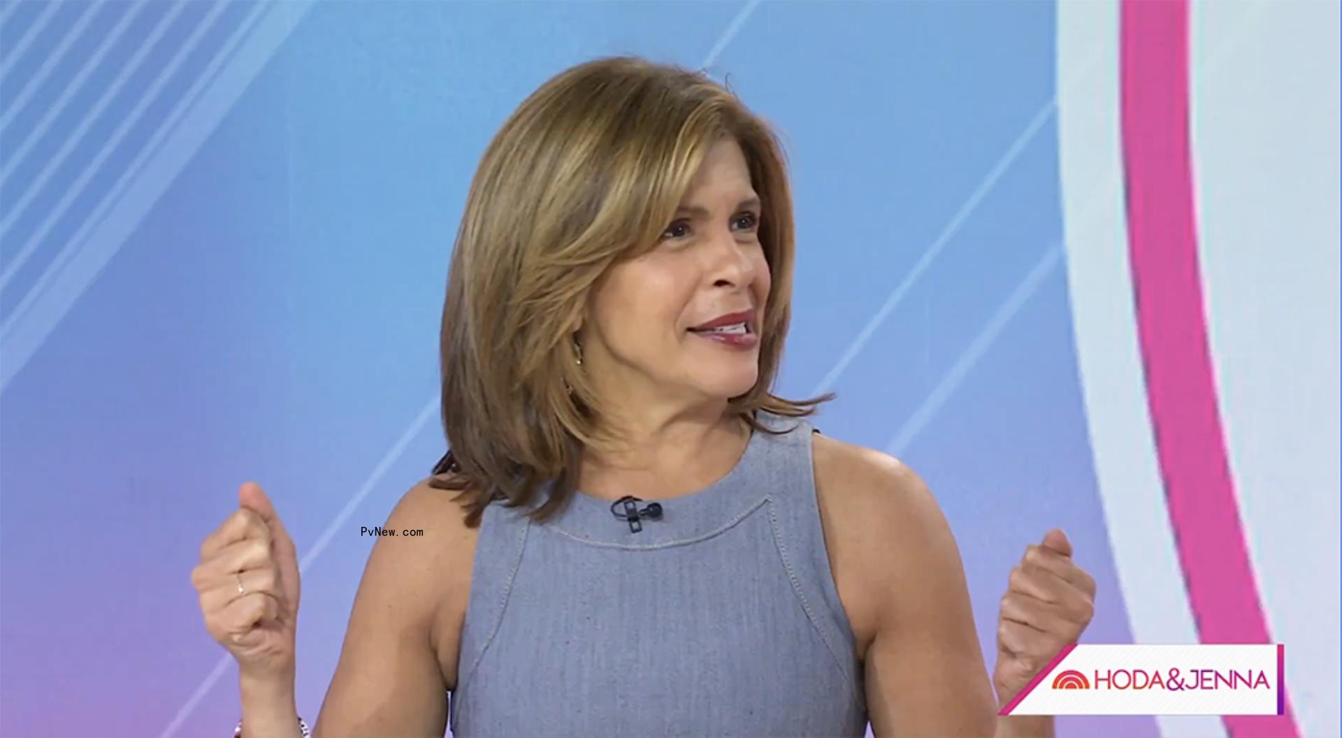 Hoda Kotb sitting on