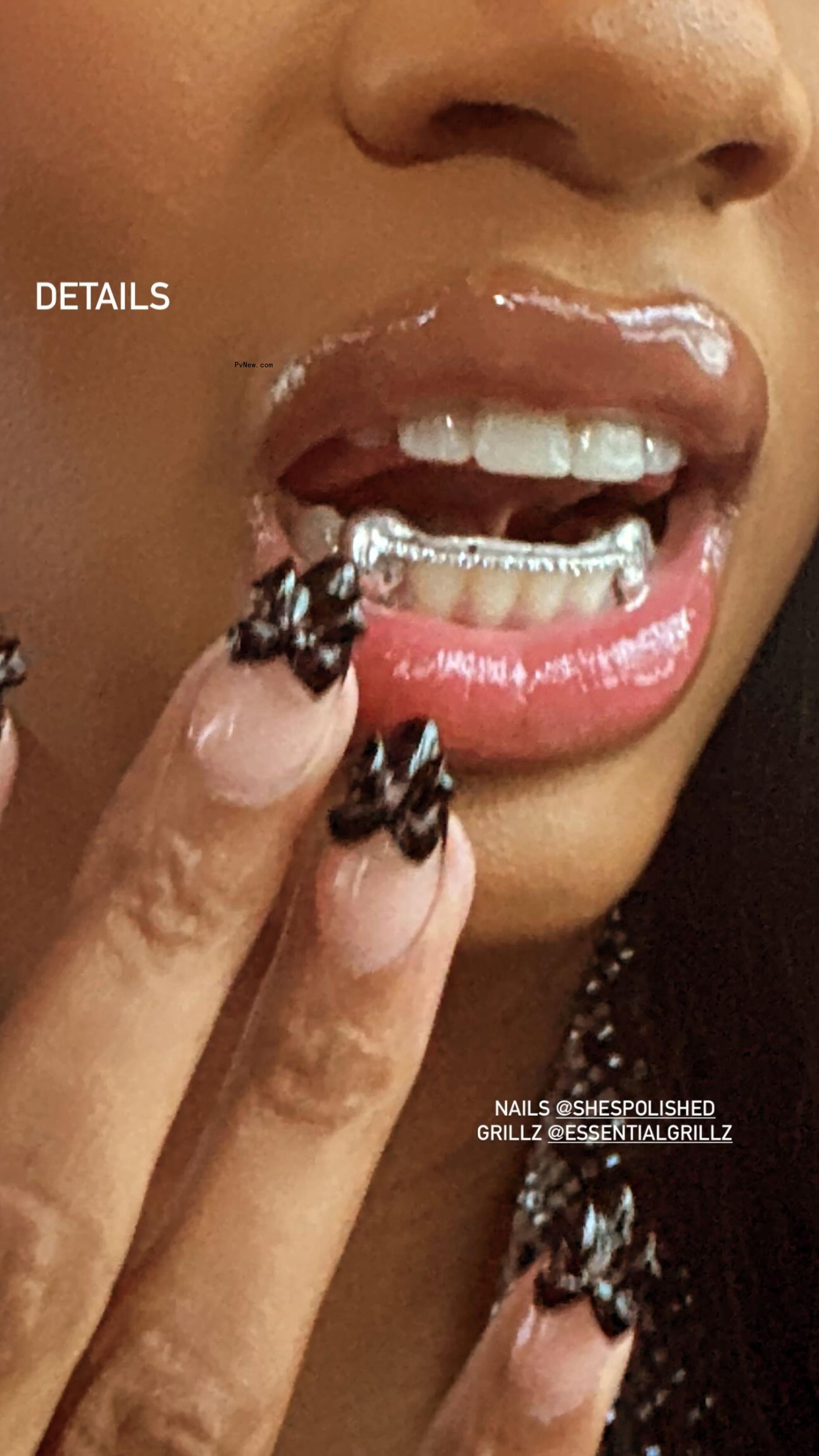 Angel Reese rocks custom diamond grill and backless beaded dress at 2024 WNBA Draft