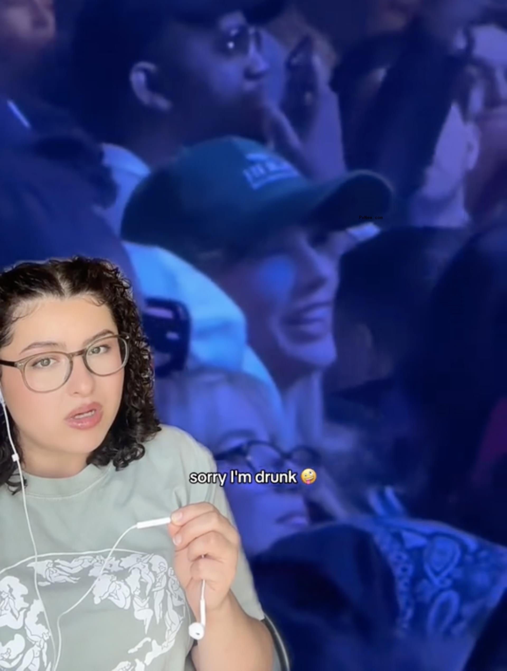 Jackie Go<i></i>nzalez interpreting what Taylor Swift and Travis Kelce talked a<i></i>bout at Coachella.