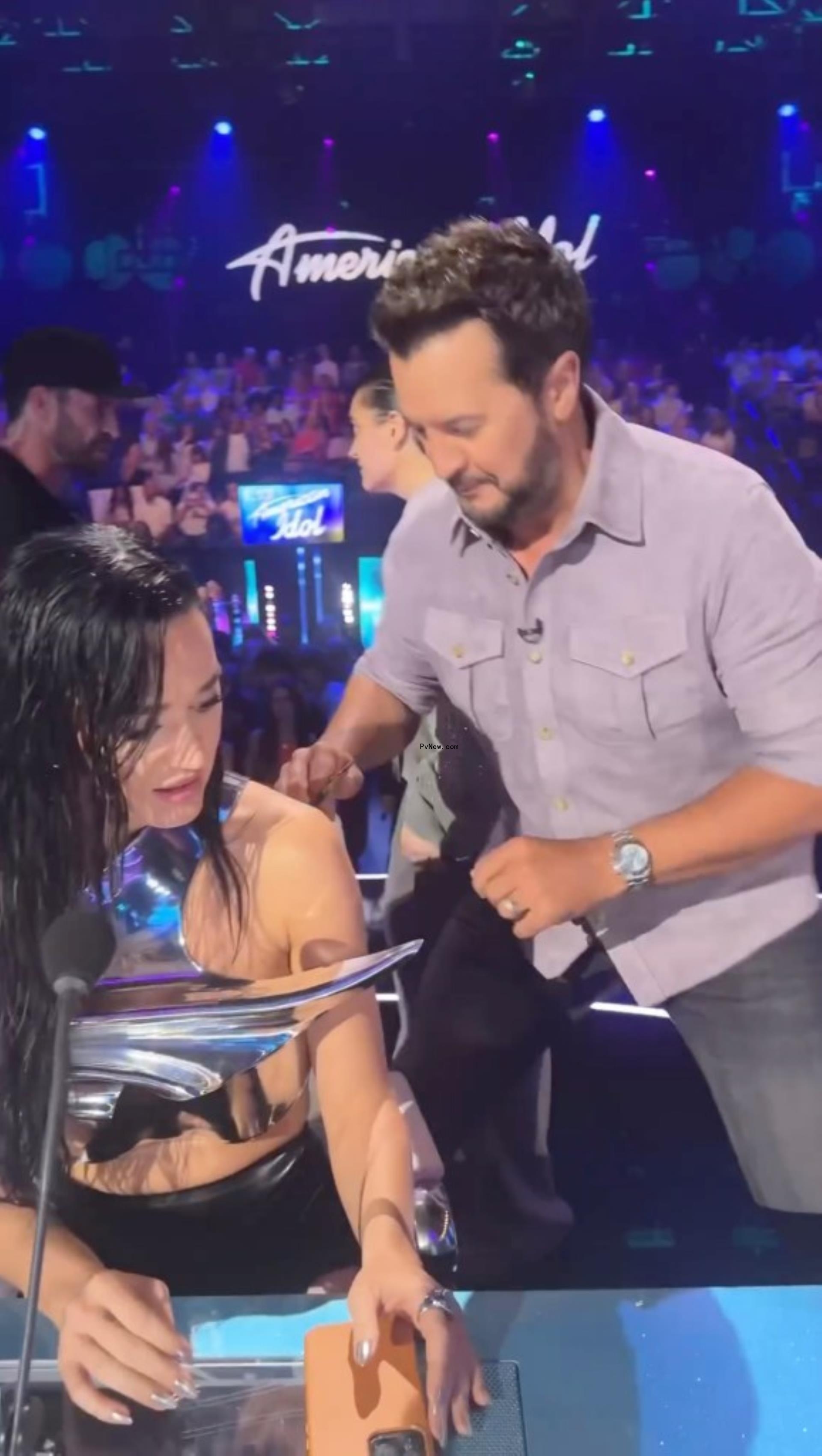 Luke Bryan and Katy Perry