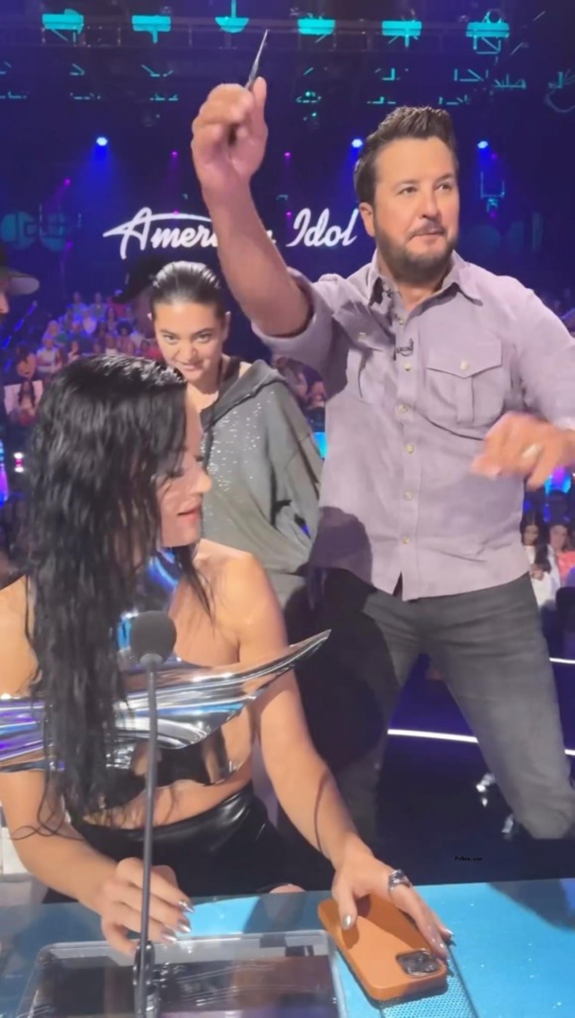 Luke Bryan and Katy Perry