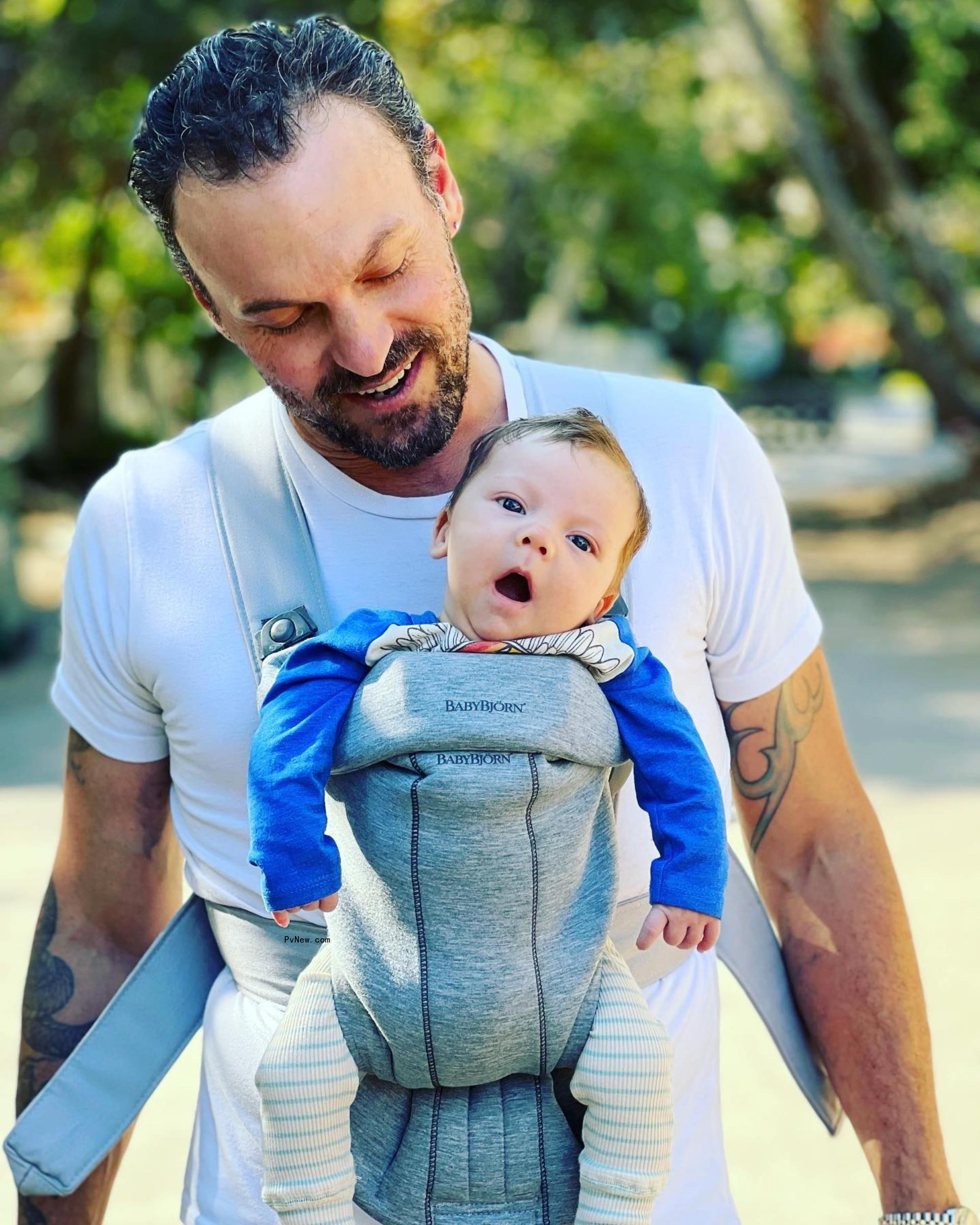 Brian Austin Green and son