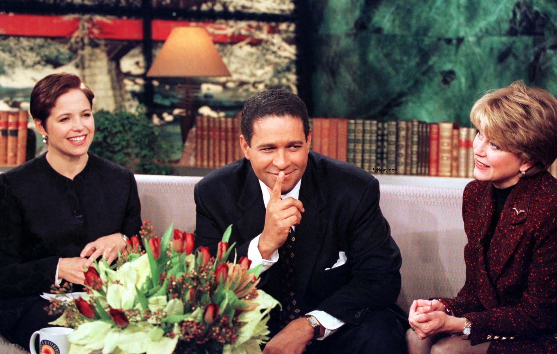 Katie Couric and Bryant Gumbel at the