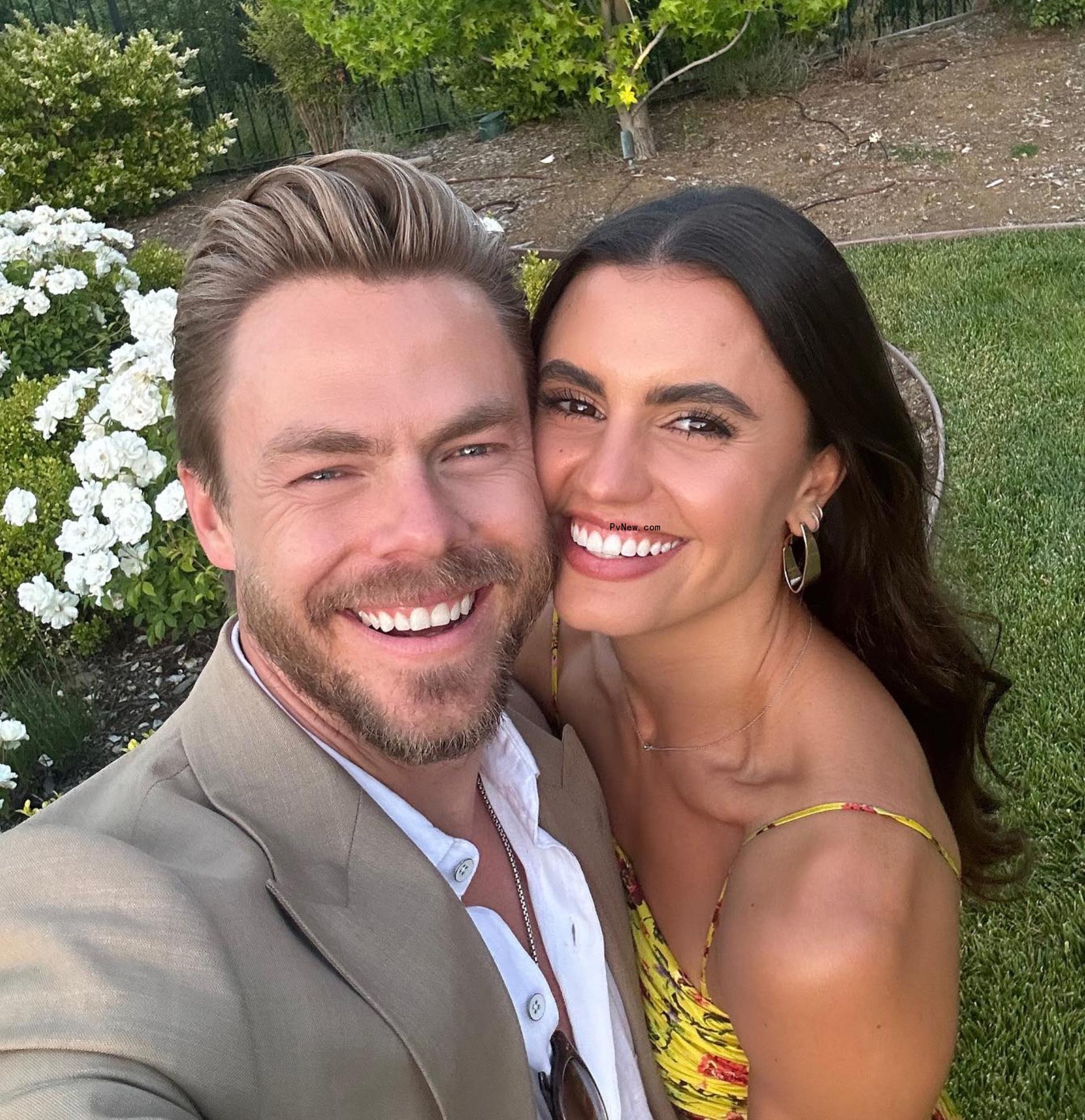 Derek Hough and wife Hayley Erbert