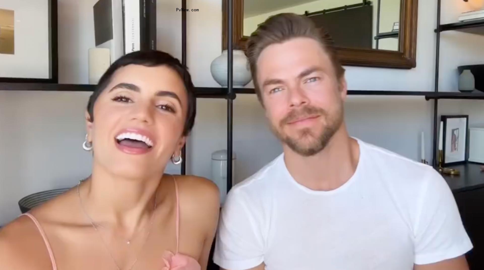 Derek Hough and Hayley Erbert.