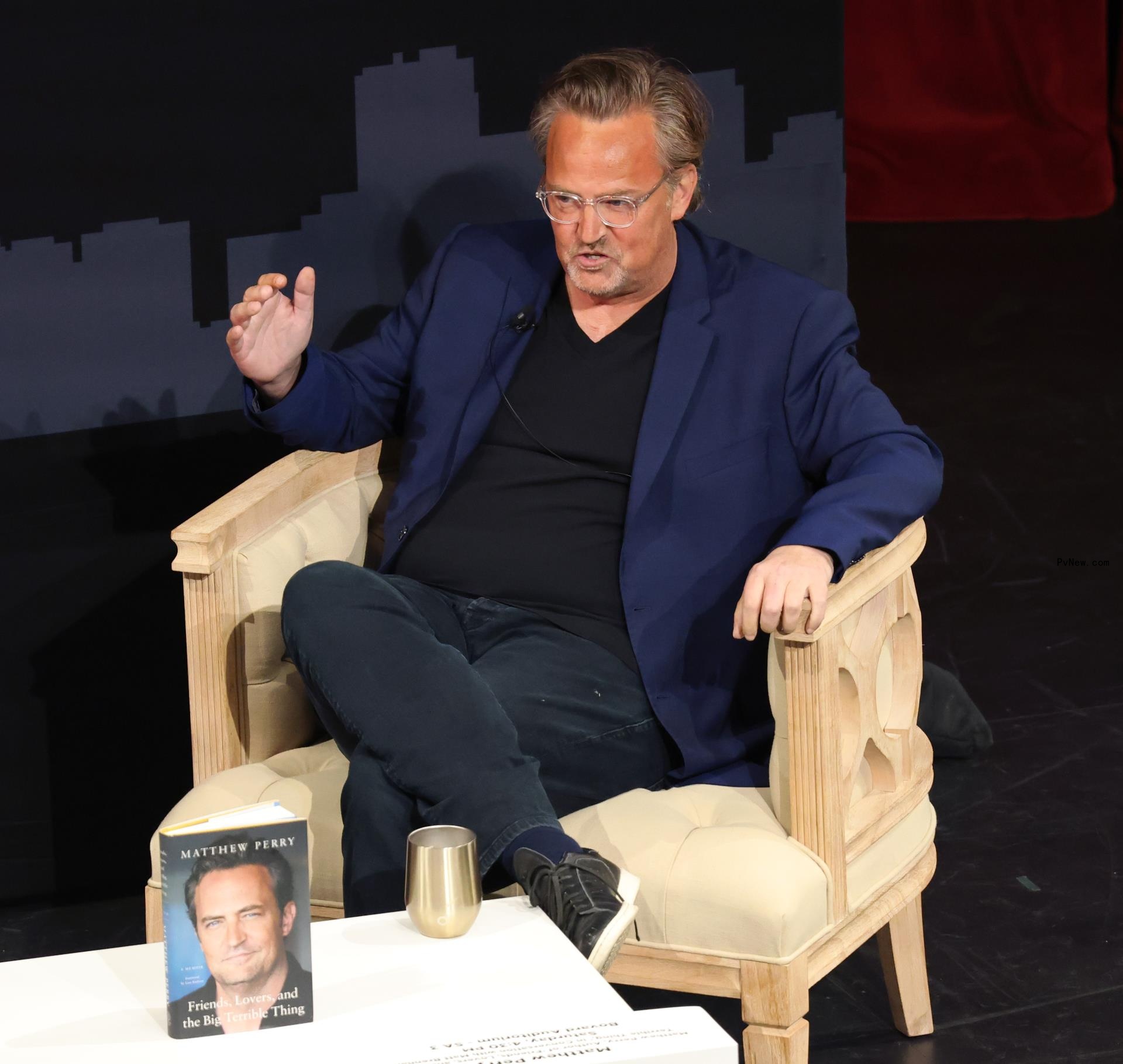 Matthew Perry smiling