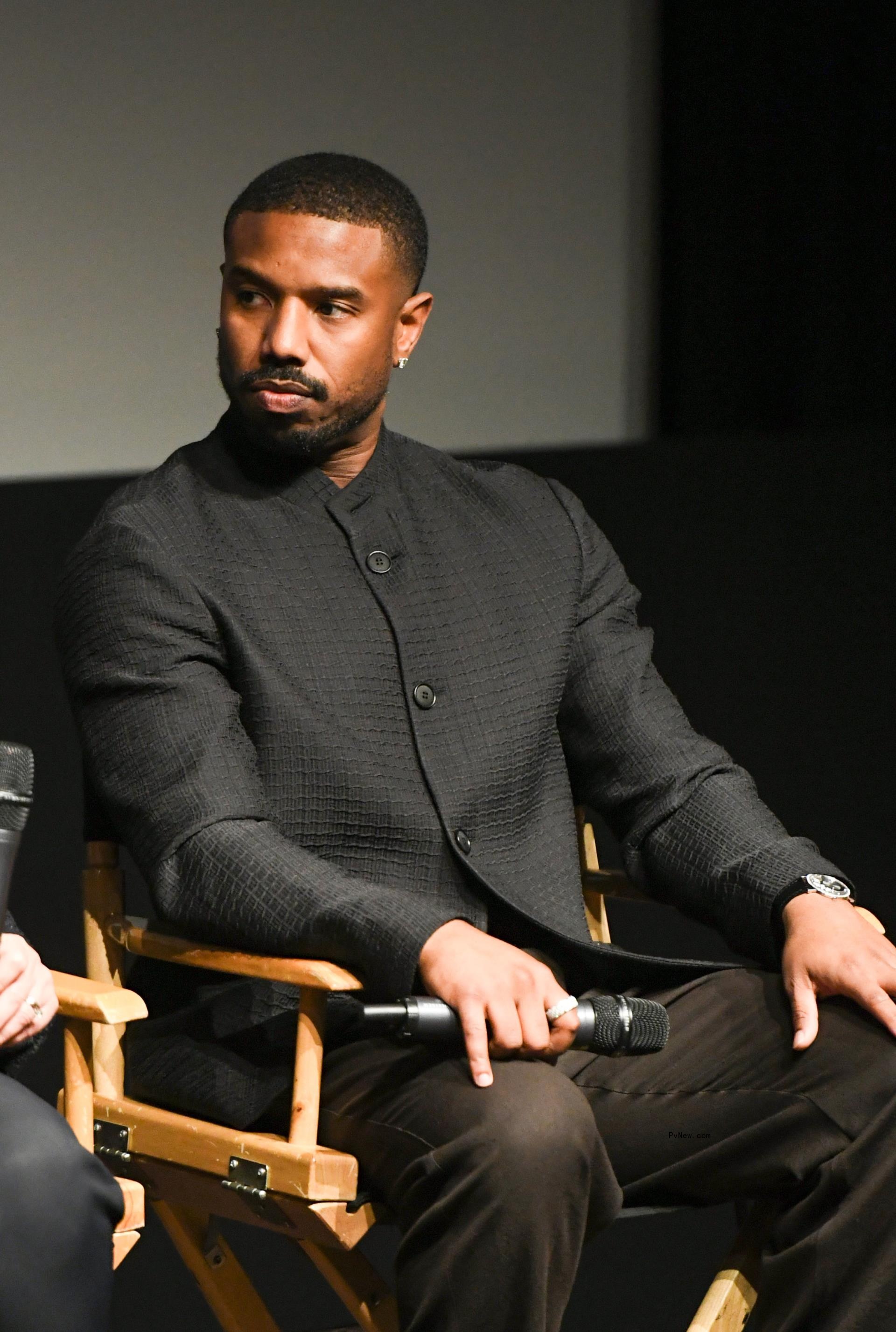 Michael B. Jordan at a screening of