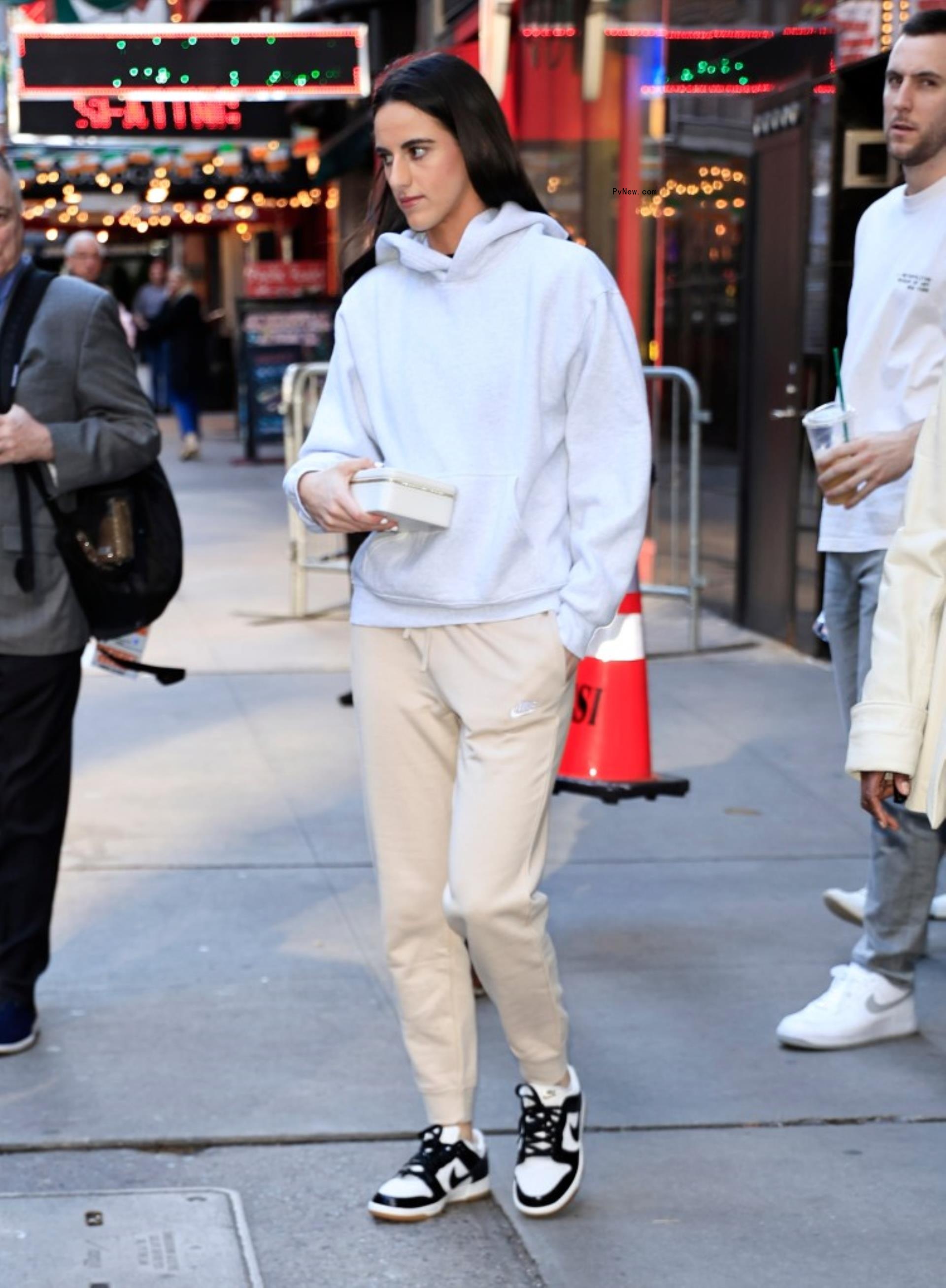 Caitlin Clark in New York City. 