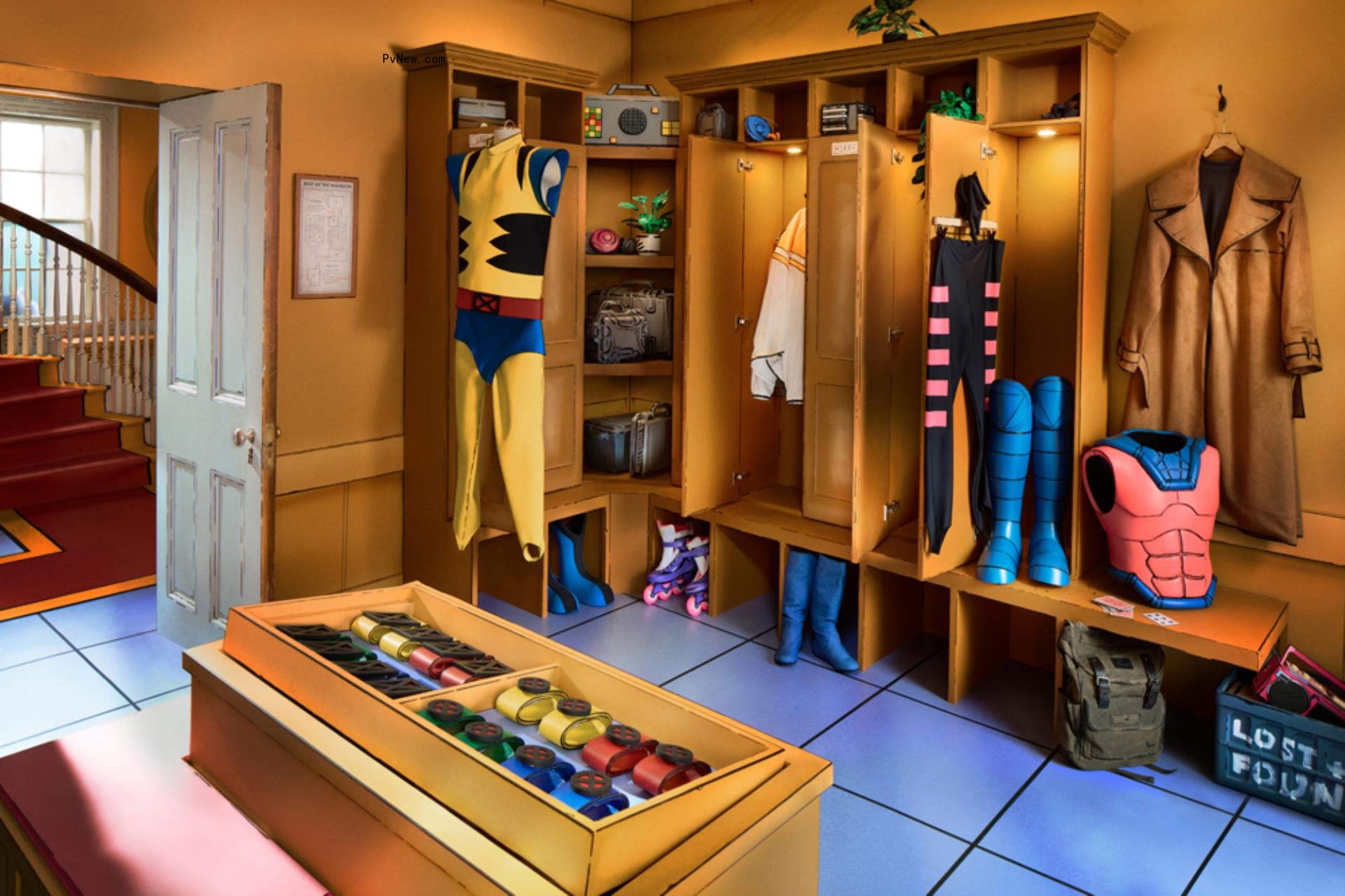 Go Inside Airbnb’s ‘X-Men ’97’ Mansion: Wolverine’s Bedroom, Beast’s Lab, Danger Room Training and More