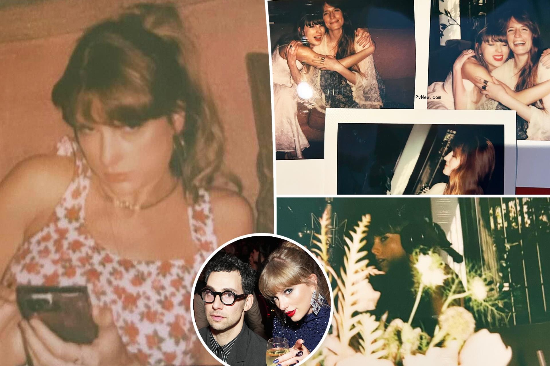 Jack Anto<i></i>noff shares rare behind-the-scenes photos of Taylor Swift recording ‘TTPD’
