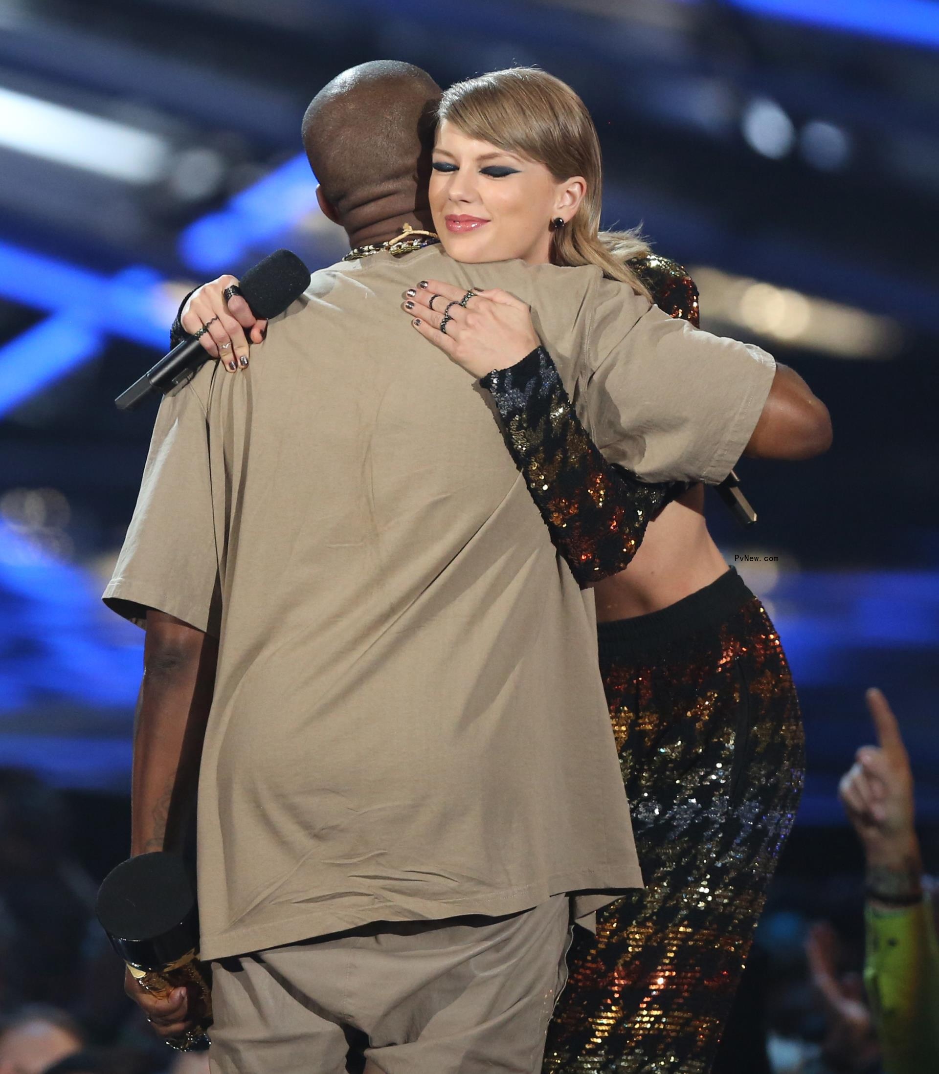 Taylor Swift, Kanye West and Kim Kardashian