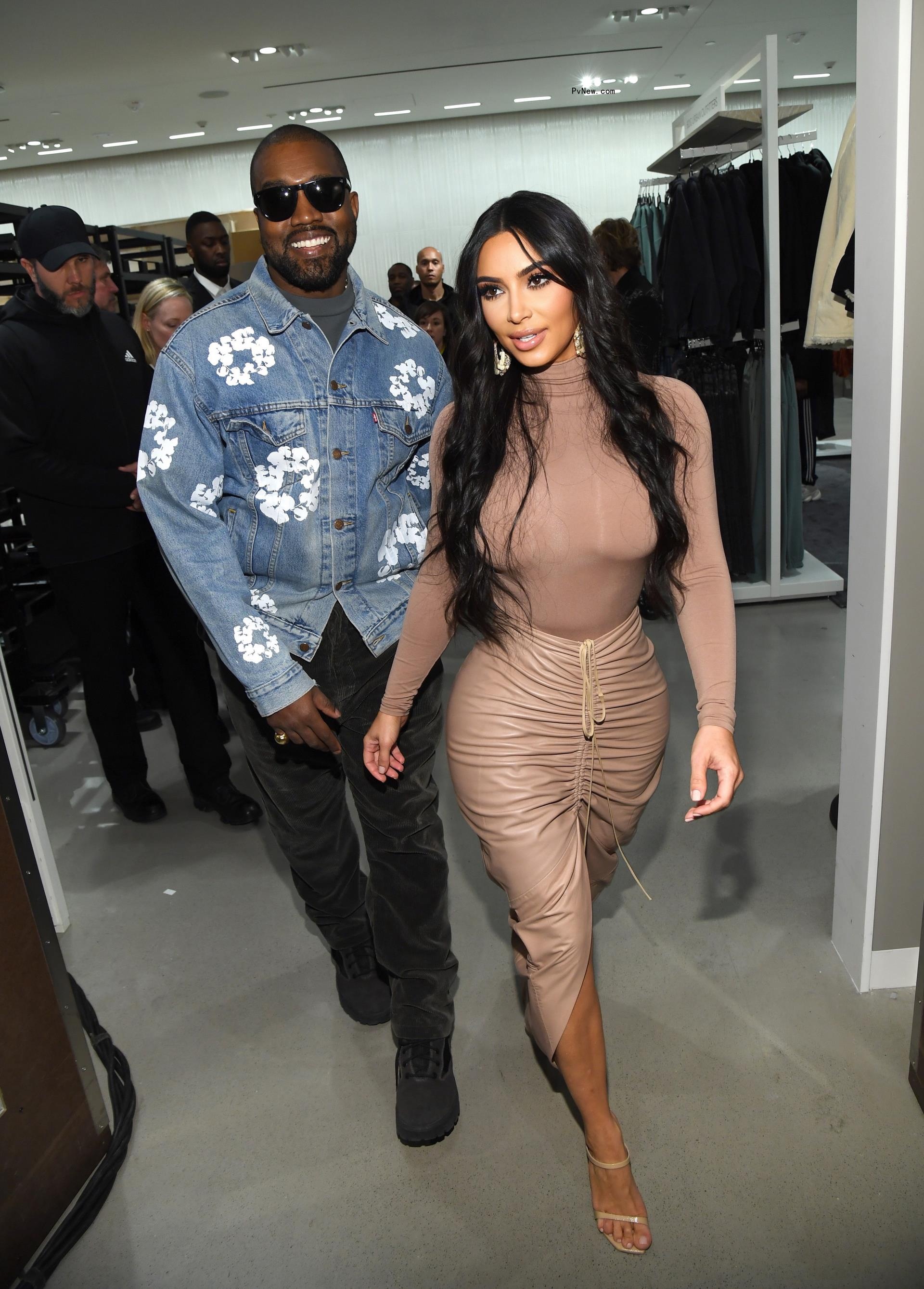 Kim Kardashian and Kanye West