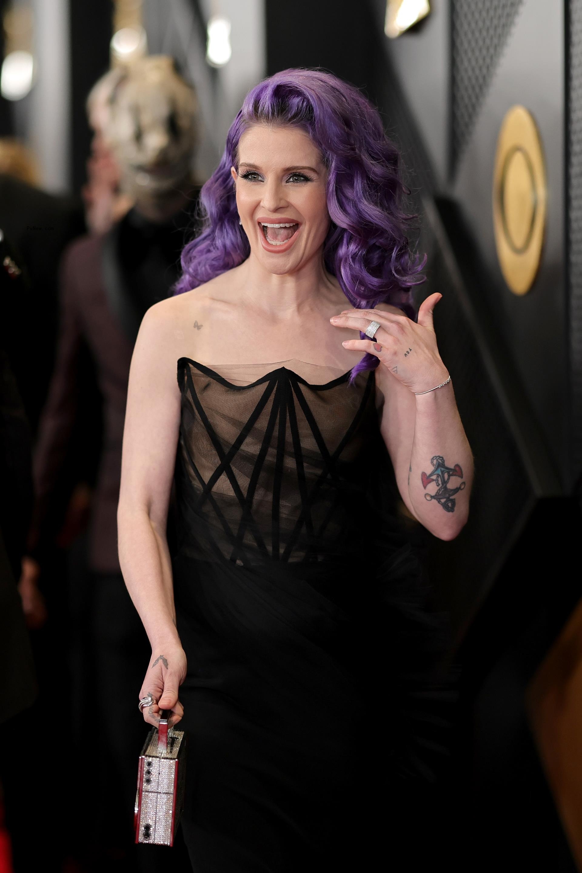 Kelly Osbourne at the 2024 Grammys.