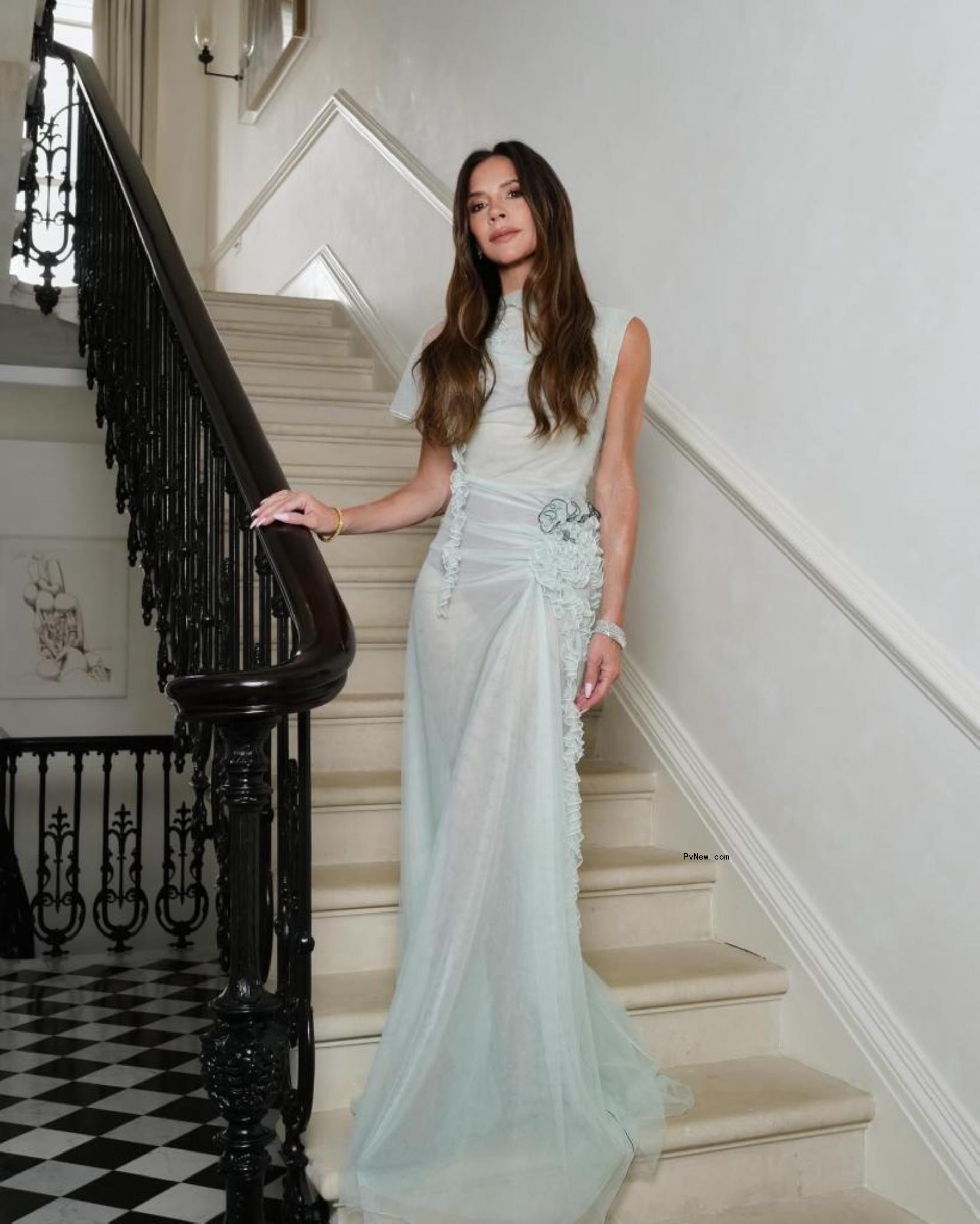 Victoria Beckham before her 50th birthday party.