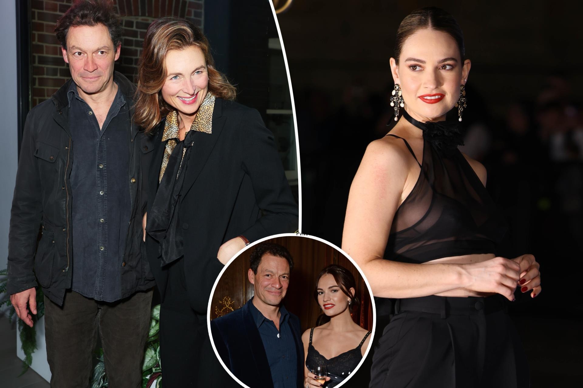 How Dominic West, wife Catherine joke a<i></i>bout ‘deeply stressful’ Lily James PDA scandal 4 years later