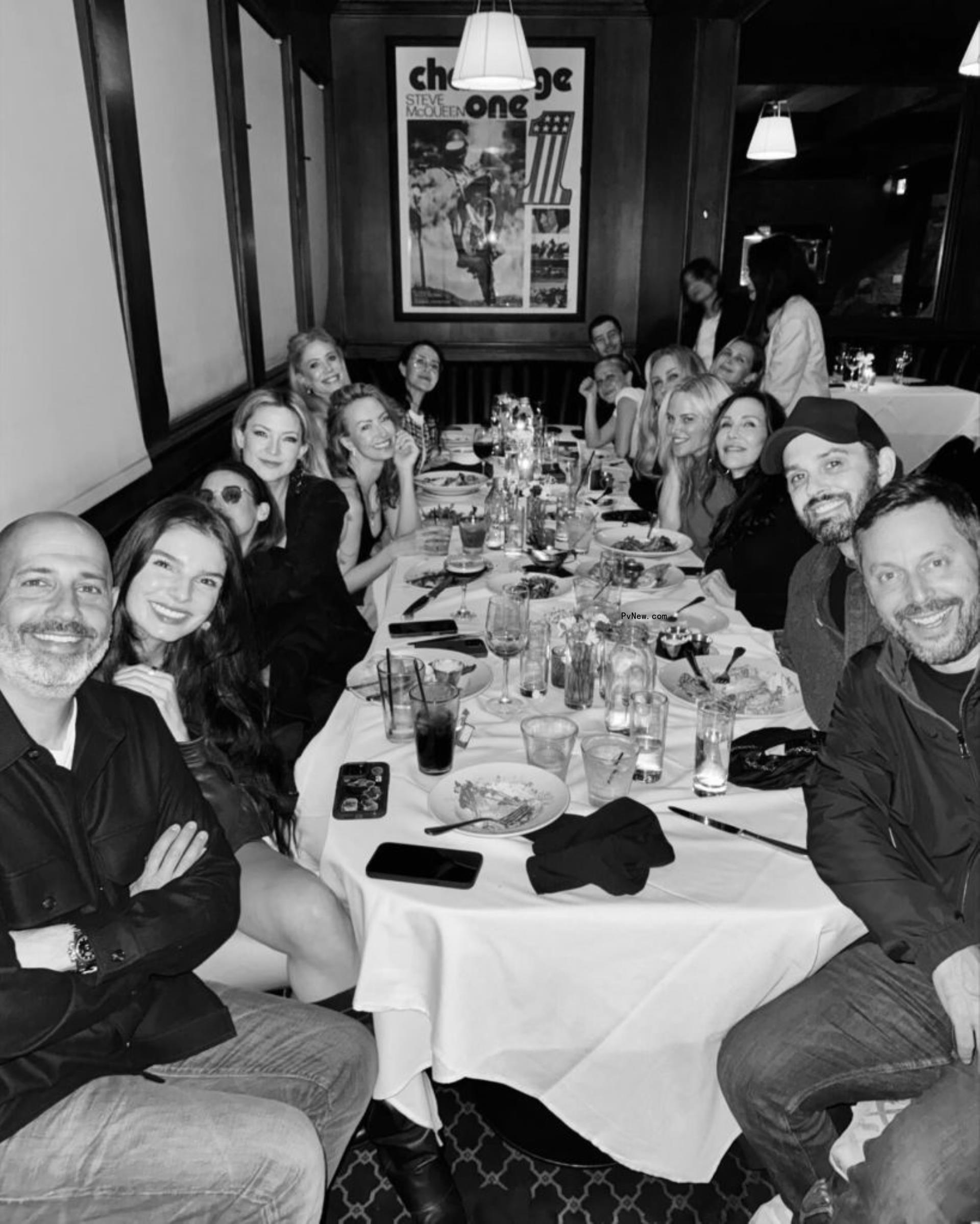 Kate Hudson at her birthday party.