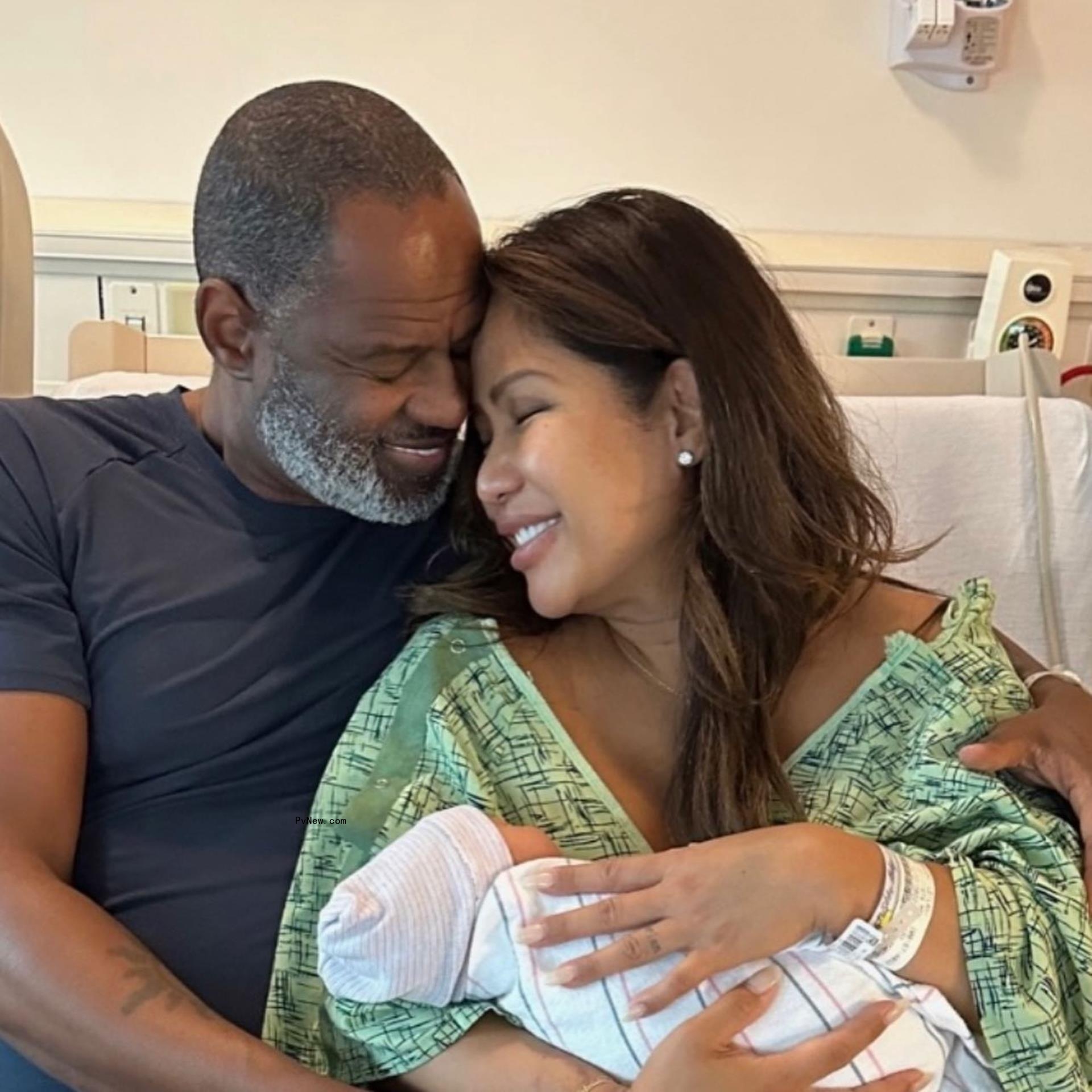 Brian McKnight, Leilani McKnight and son