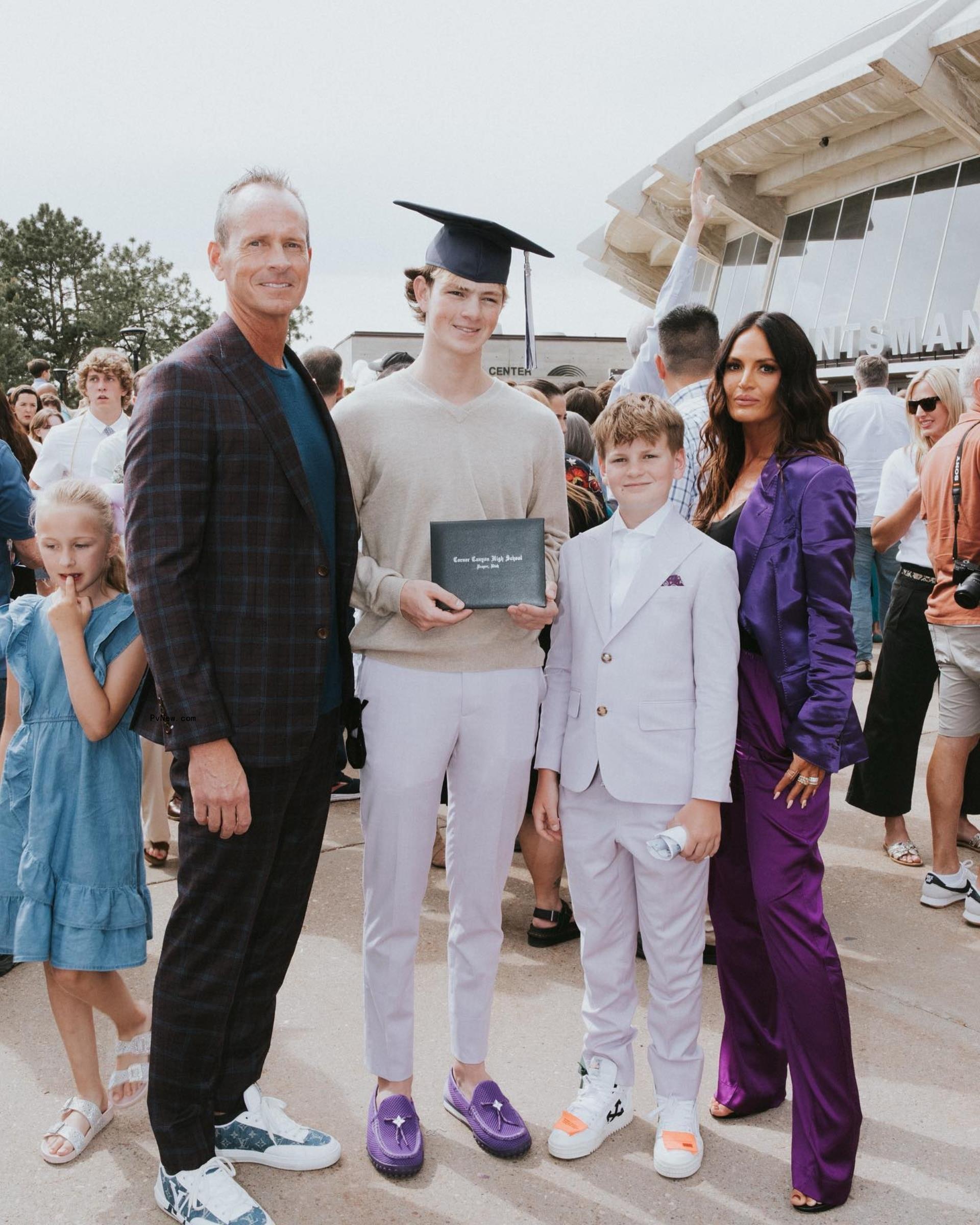 John and Lisa Barlow with sons Jack and Henry
