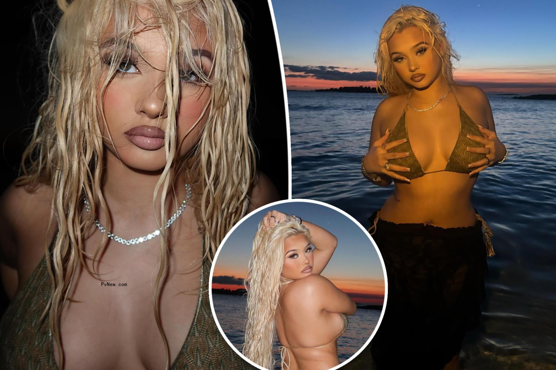 Alabama Barker shares more barely-there bikini pics from lavish Bahamas vacation