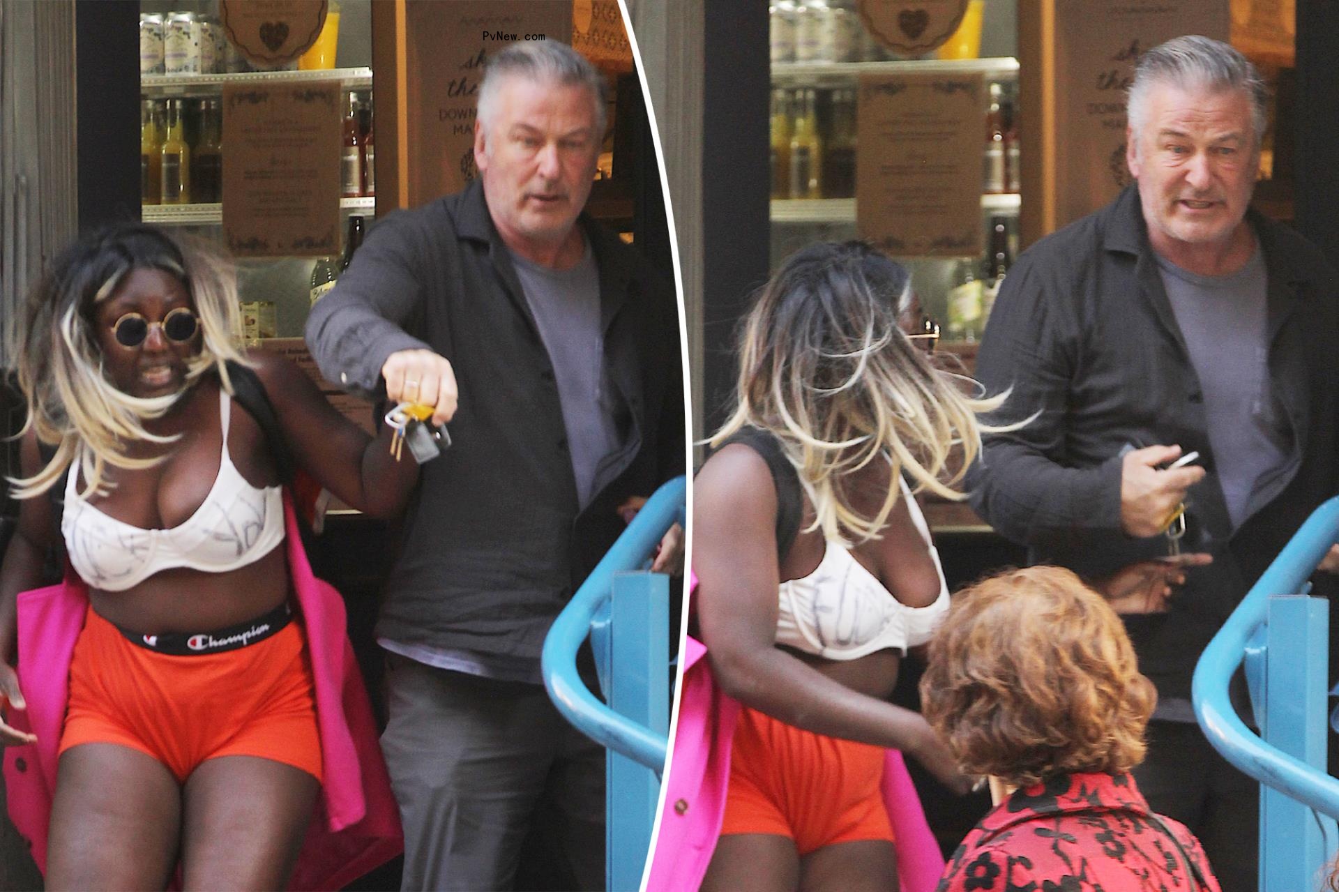 Alec Baldwin tussles with anti-Israel rabble-rouser at NYC coffee shop